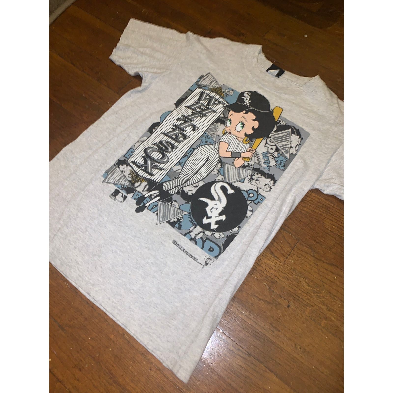 Changes × MLB × Vintage Vintage 1992 Betty Boop Chicago White Sox T-Shirt MLB Grey L Size US L / EU 52-54 / 3 - 5 Thumbnail
