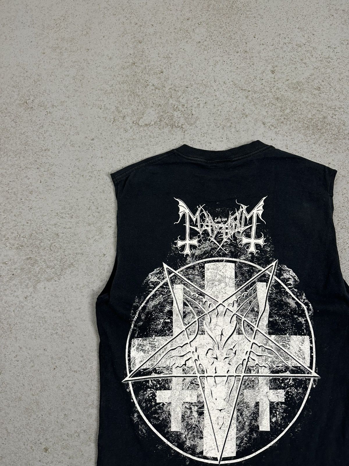 Band Tees Mayhem Death Dark Metal Rock Tank Top Size US S / EU 44-46 / 1 - 14 Thumbnail