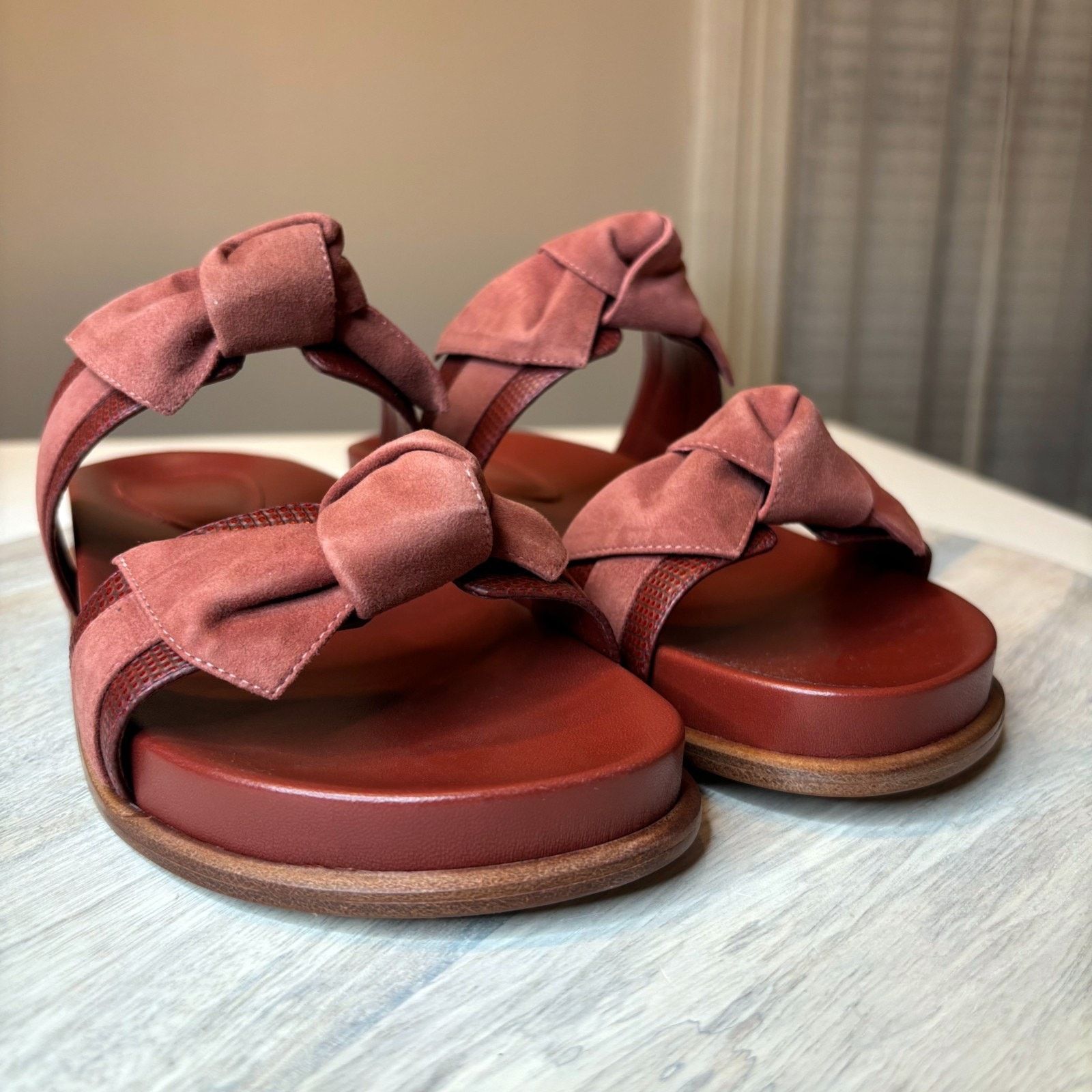 Alexandre Birman Alexandre Birman Maxi Clarita Sandals Red Bow Women's US 9.5 Size US 9.5 / IT 39.5 - 8 Thumbnail