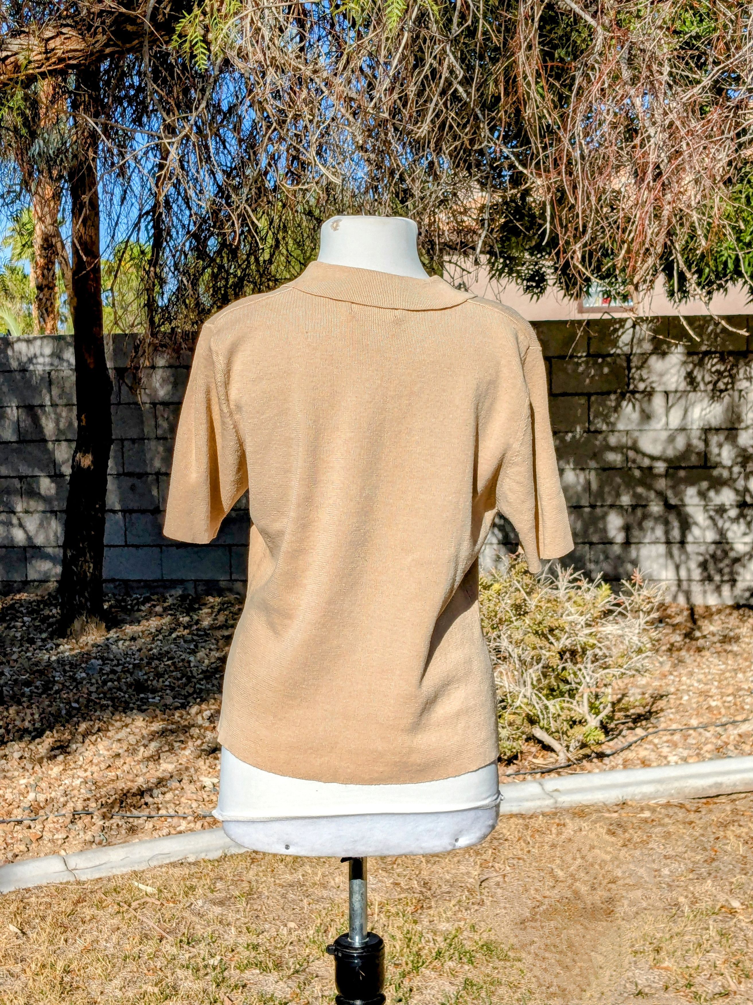 Vintage VTG Designers Originals Studio Button Ramie/Cotton Shirt Top Size L / US 10 / IT 46 - 4 Thumbnail
