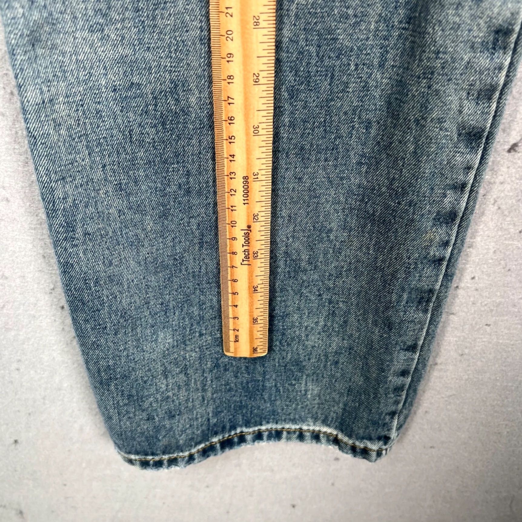 I.AM.GIA I.AM.GIA Womens Small 28 inch Waist Relaxed Fit Wide Leg Blue Denim Jeans Size 28" / US 6 / IT 42 - 6 Thumbnail