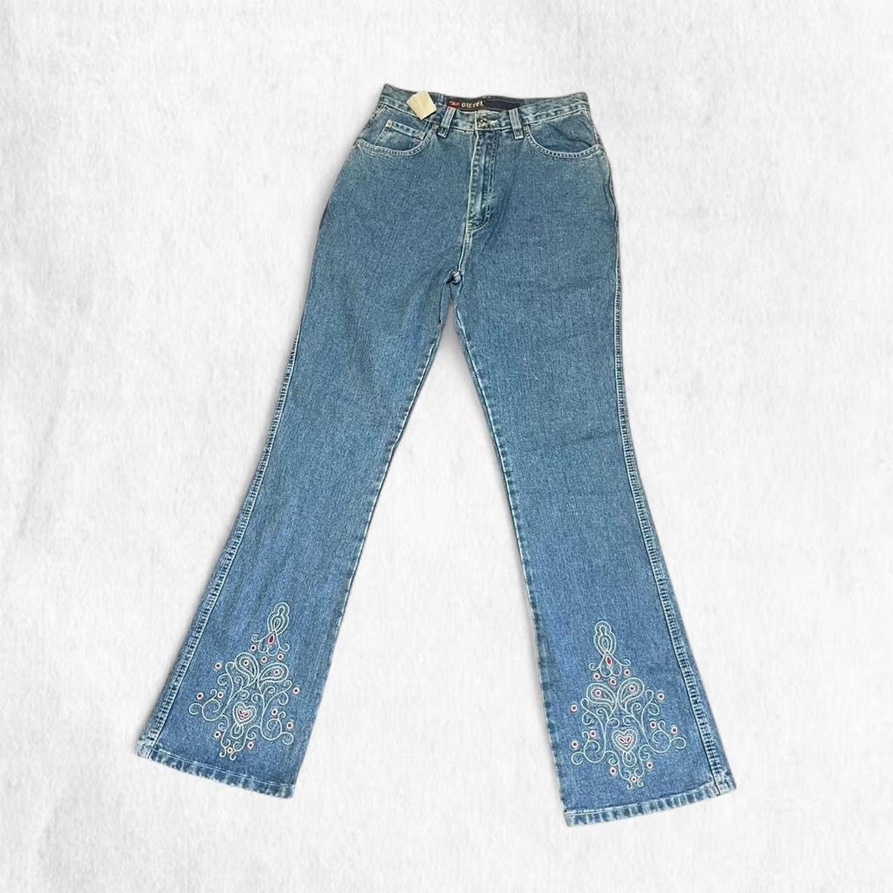 Diesel Diesel ARCHIVE DEADSTOCK light-wash blue flare jeans Size 30" / US 8 / IT 44 - 1 Thumbnail