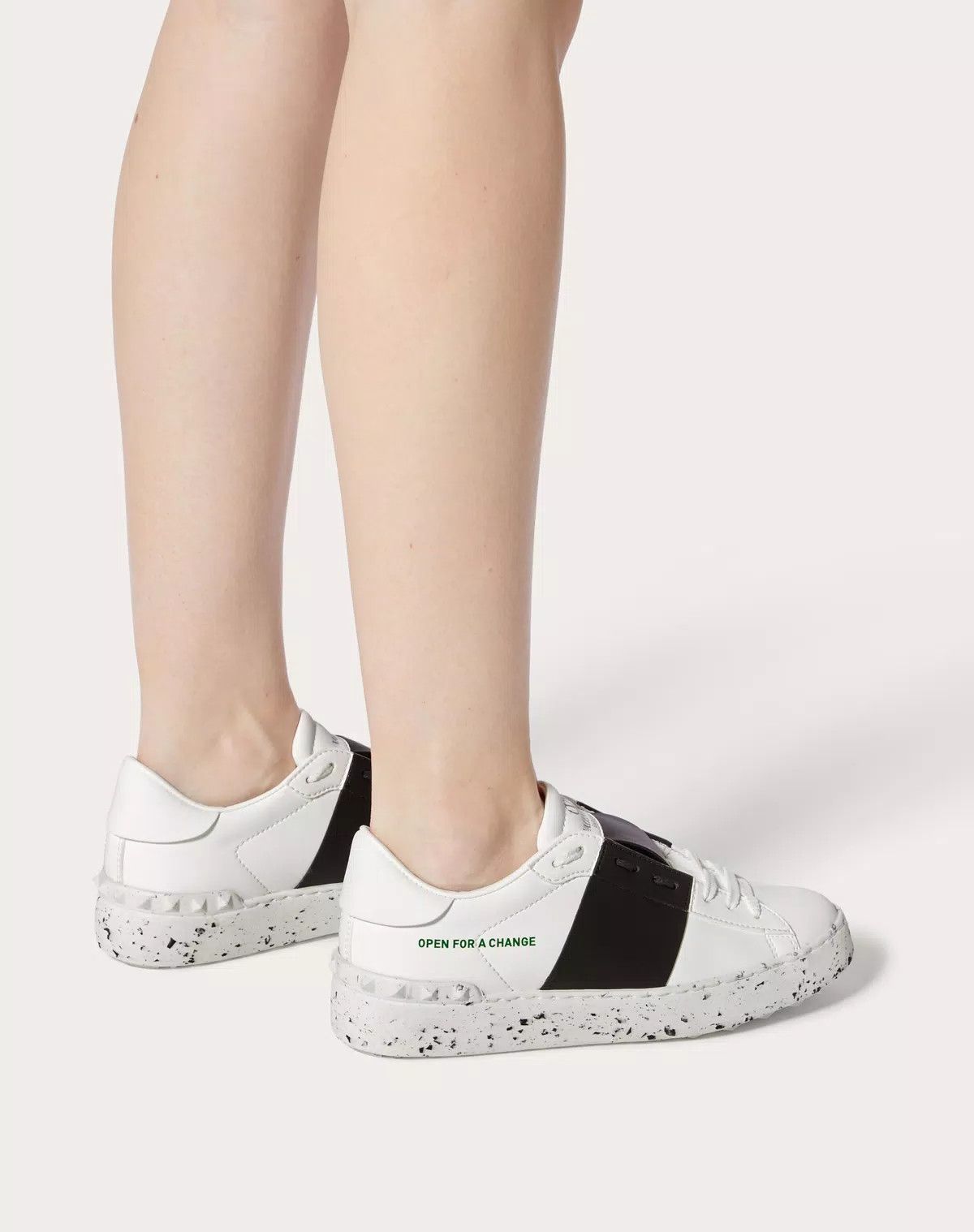 Valentino o1s1wg110625 Open For A Change Sneaker in Black/White Size US 11.5 / IT 41.5 - 6 Thumbnail