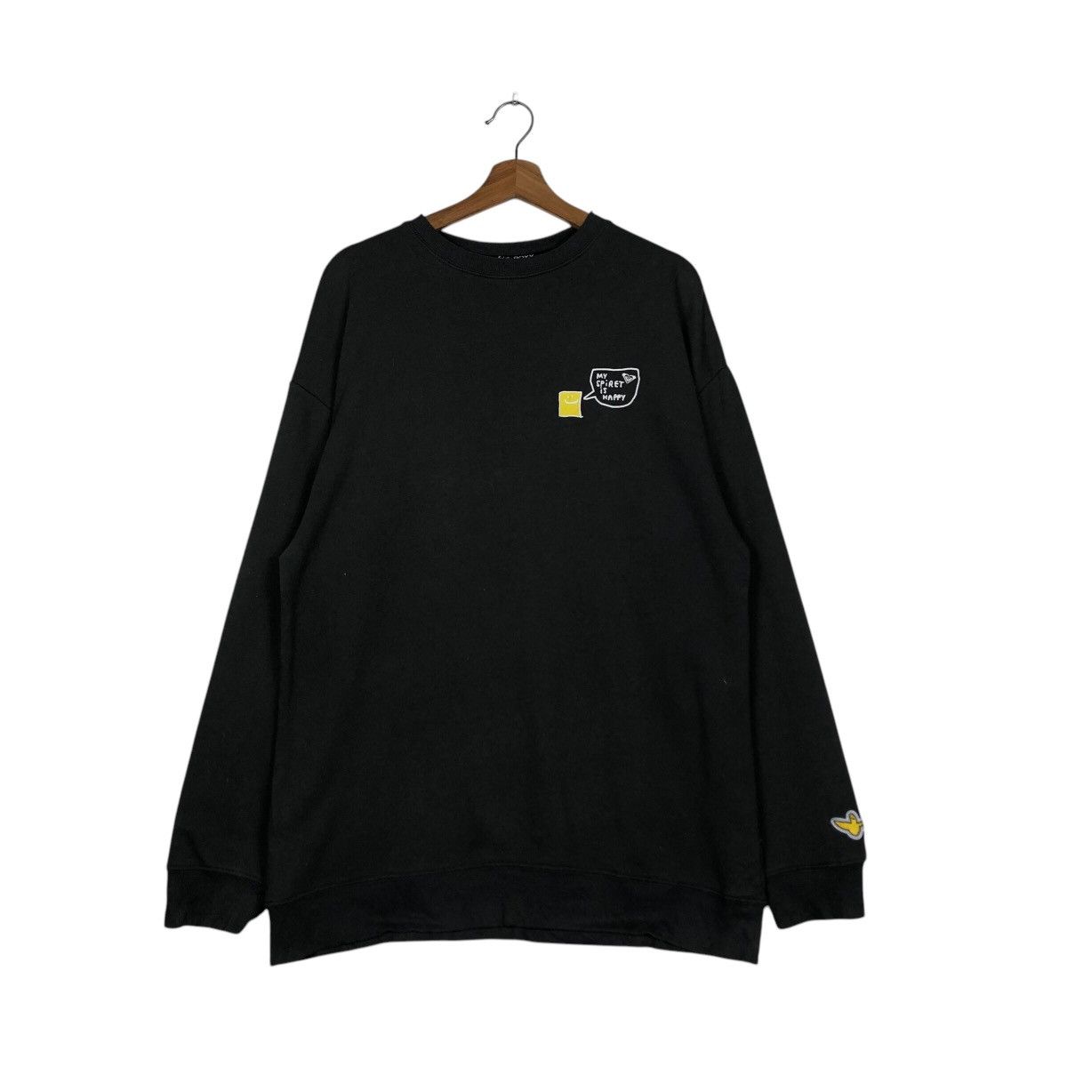Japanese Brand × Vintage 📌Vintage Sweatshirt Roxy X Mark Gonzales Big Logo Design Size US M / EU 48-50 / 2 - 2 Thumbnail
