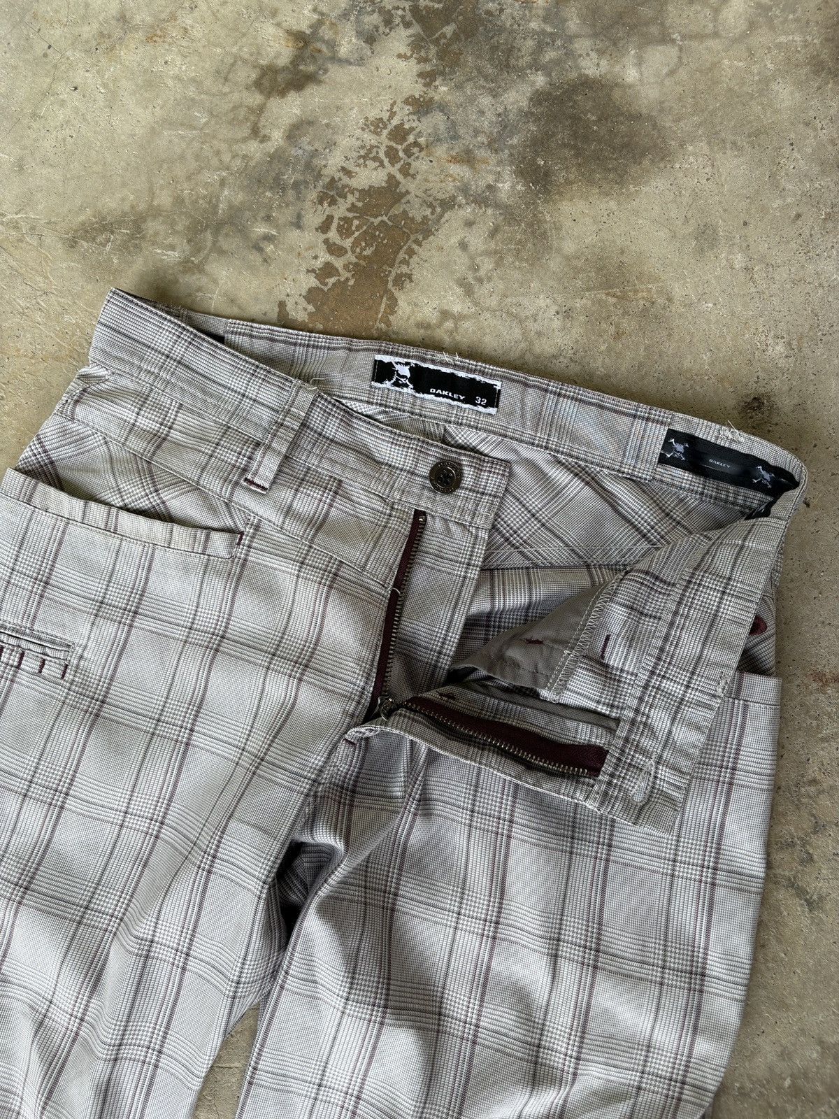 Oakley Oakley Vintage Y2K Cargo Golf Pant Plaid Checked waist 32 Size US 32 / EU 48 - 7 Thumbnail