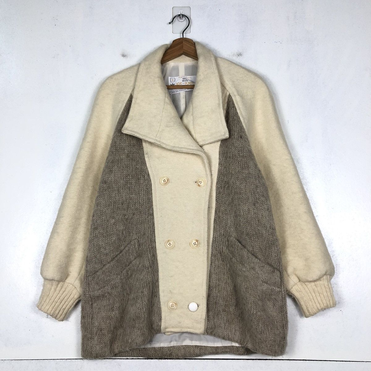 Vintage 🔥Vintage Wool Ice-Knit Made in Iceland Jacket Double Breast Size US M / EU 48-50 / 2 - 1 Thumbnail