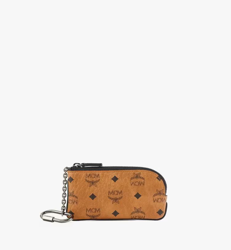 MCM o1mt1gz0125 Size: OS / Aren Key Pouch in Brown/Black Size ONE SIZE - 1 Thumbnail