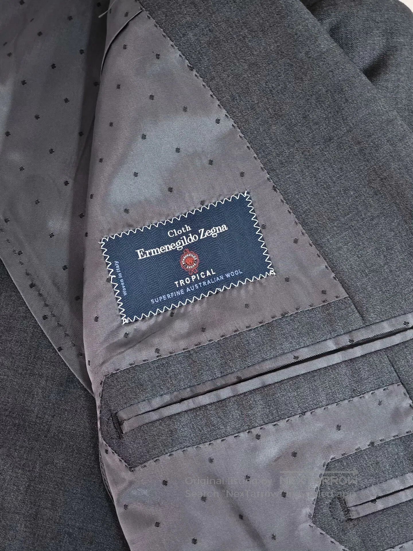 Ermenegildo Zegna Italian Zegna Wool Summer Suit. Size US M / EU 48-50 / 2 - 5 Thumbnail