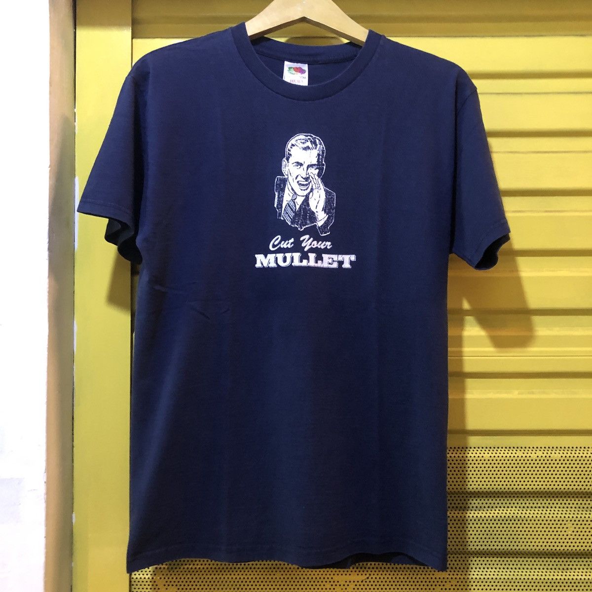 Vintage CUT YOUR MULLET Tshirt Size US L / EU 52-54 / 3 - 1 Thumbnail