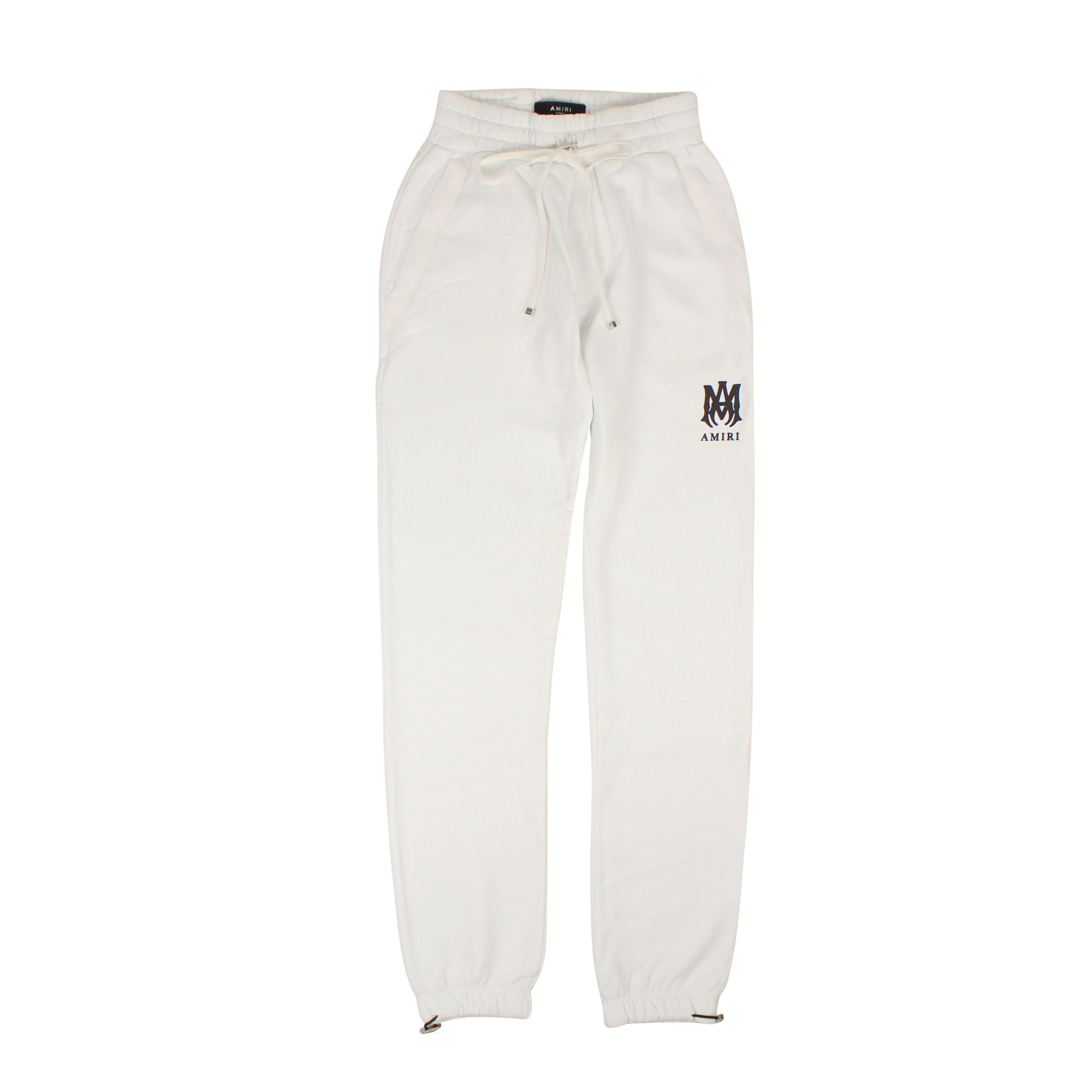 Image of Amiri Ma Core Logo Sweatpants White Jogger Sweatpants Size Xl, Men's