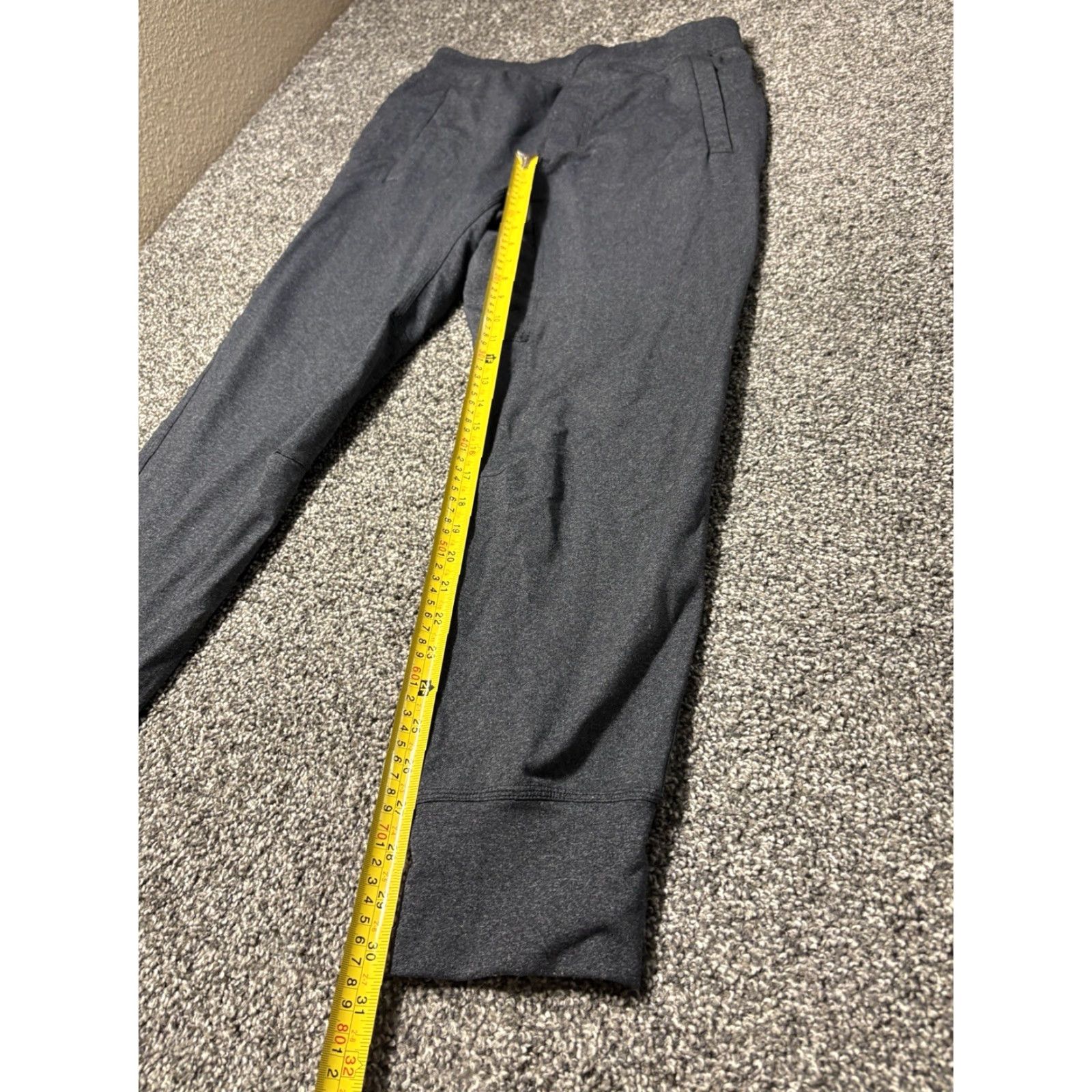 Lululemon Lululemon Jogger Pants Men L Gray Sweatpants Elastic Waist Pockets Drawstring Regular Inseam 28" Tapered Style Jogger Size US 33 - 5 Thumbnail