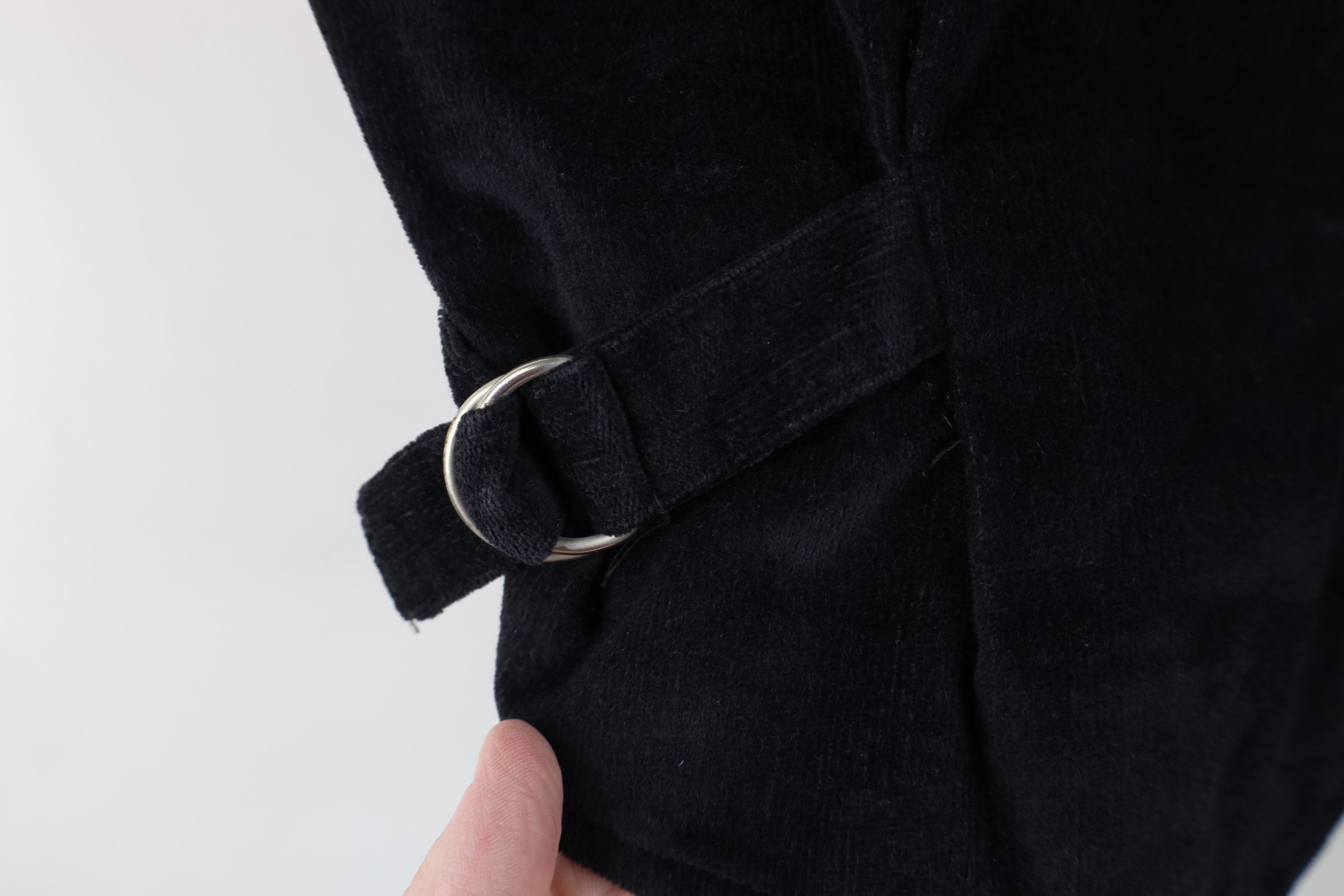 Vintage Vintage 70s Streetwear Buckle Corduroy Vest Jacket Black USA Size L / US 10 / IT 46 - 8 Thumbnail