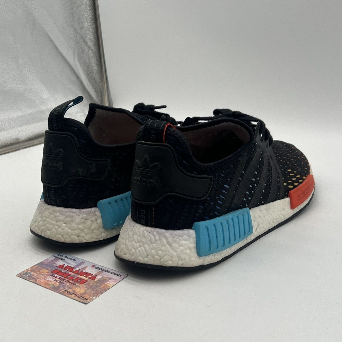 Adidas NMD R1 rainbow Size US 12 / EU 45 - 5 Thumbnail