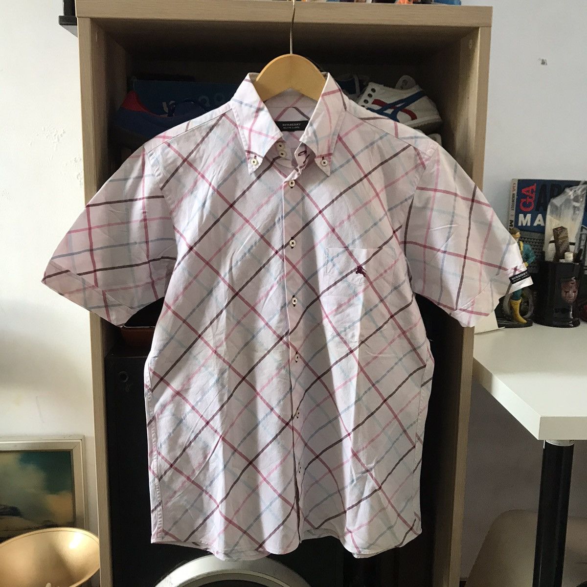Burberry Vintage Burberry Black Label Shirt skinhead trimfit 3 shirt Size US M / EU 48-50 / 2 - 9 Thumbnail