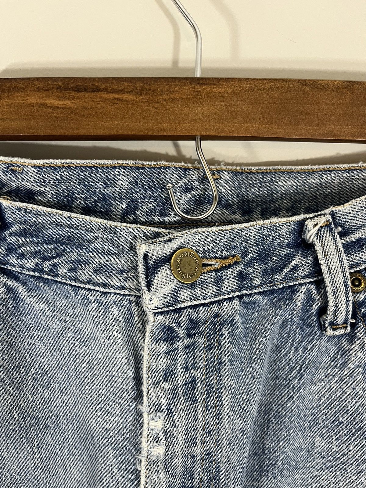 Vintage Thrashed Perfect Fade Light Wash Jeans Size US 36 / EU 52 - 5 Thumbnail