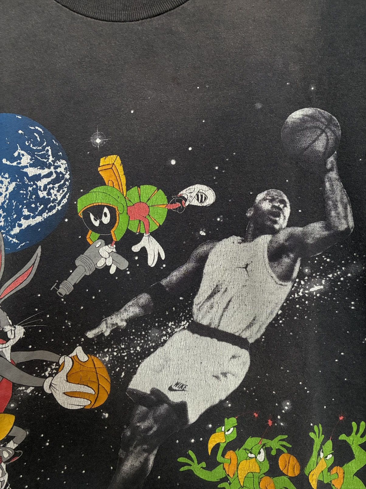 Nike VTG Nike Space Jam Michael Jordan Shirt Mens S Looney Tunes Size US S / EU 44-46 / 1 - 4 Thumbnail