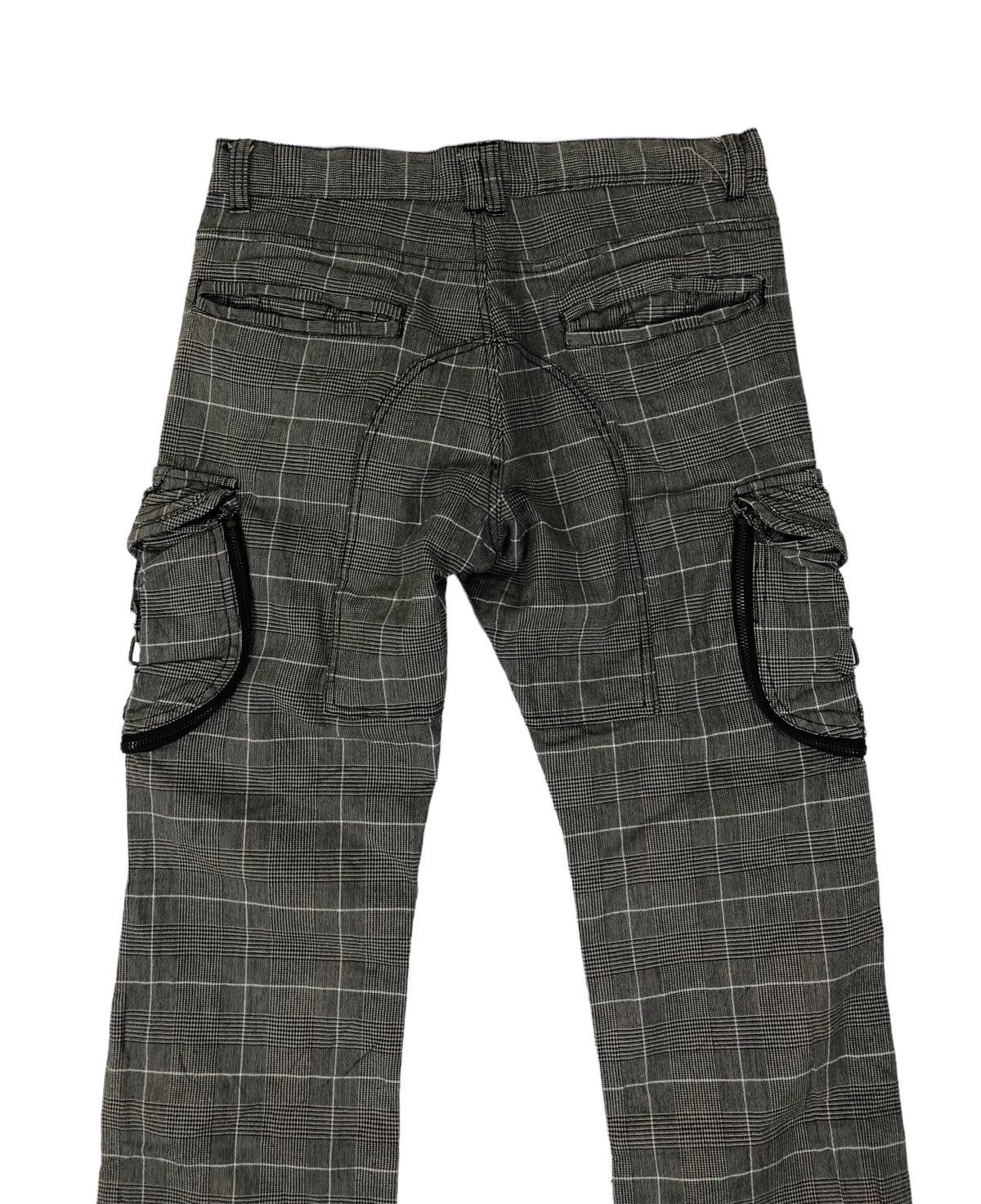 Japanese Brand Japanese Brand 31040=SKKONE Checkered Plaid Cargo Pants Size US 30 / EU 46 - 8 Thumbnail