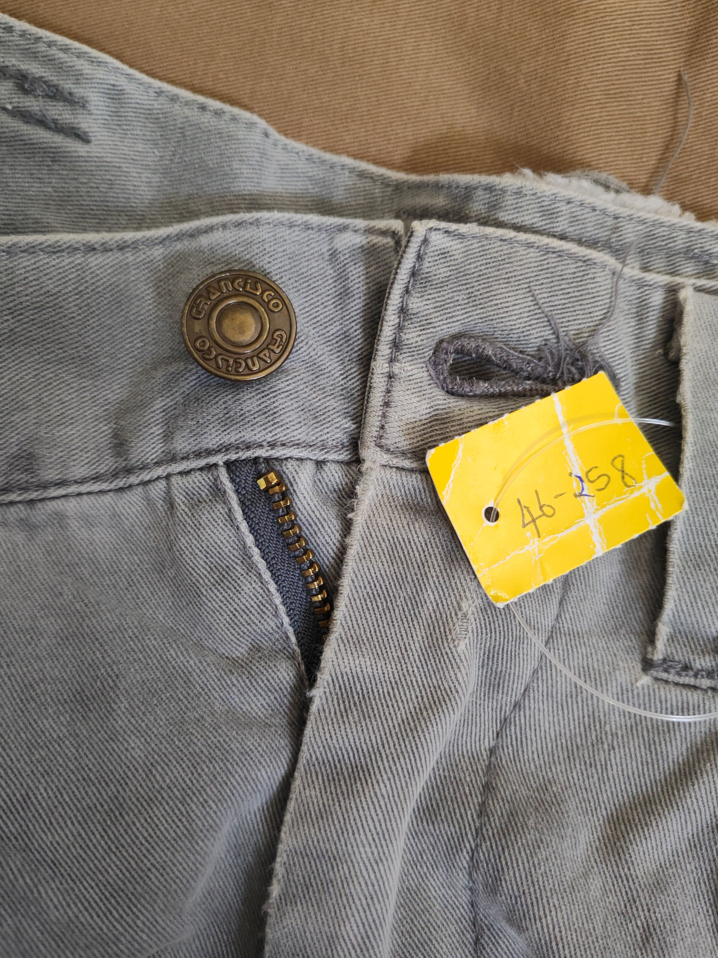 Japanese Brand DL Grancisco Gray Multipocket Cargo Pants #46-258T Size US 27 - 16 Thumbnail