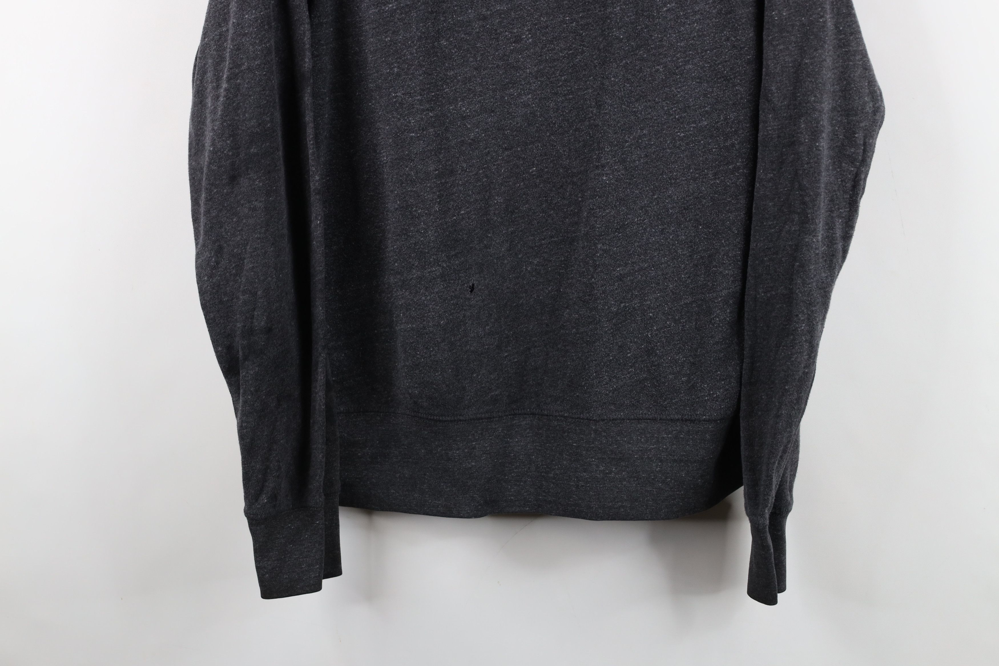J.Crew J Crew Vintage Fleece Blank Crewneck Sweatshirt Dark Gray Size US L / EU 52-54 / 3 - 3 Thumbnail