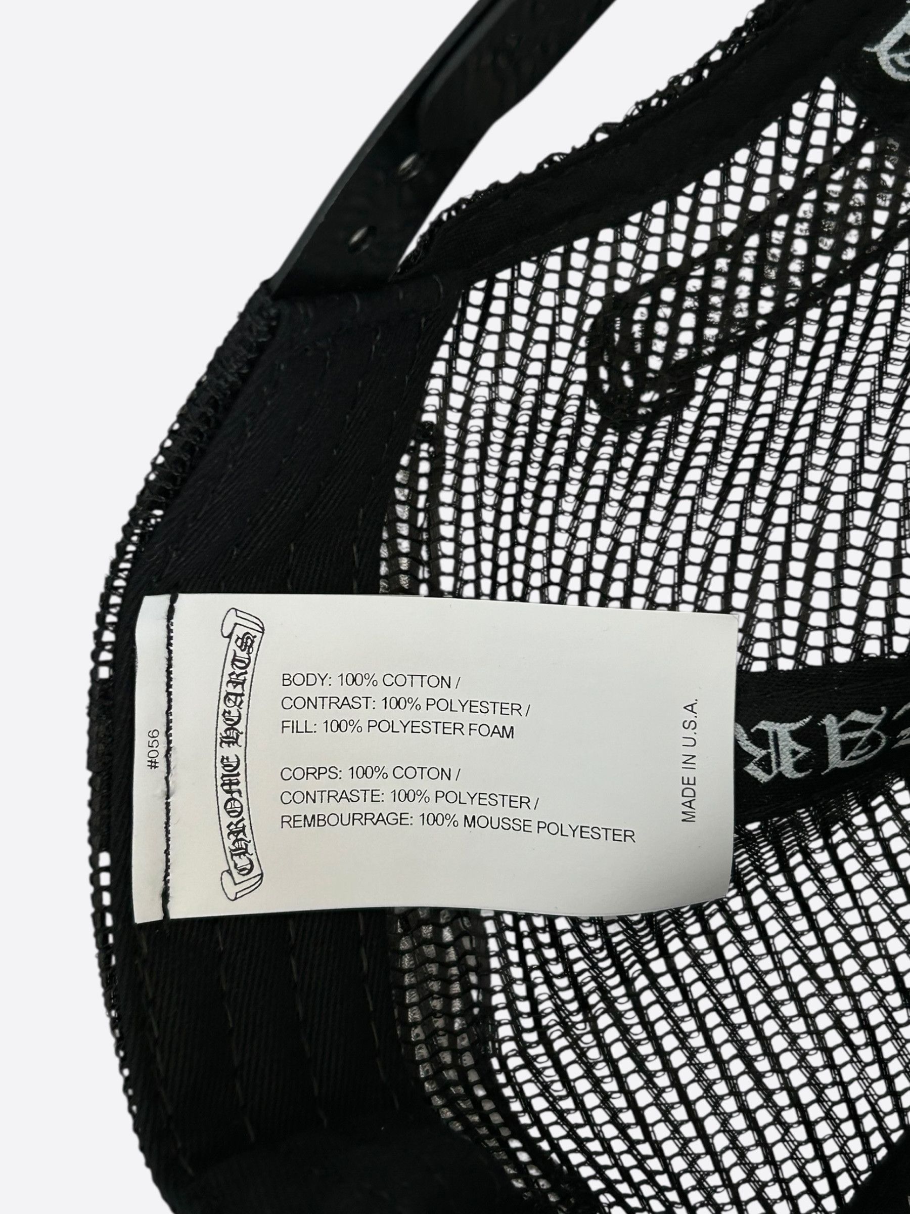 Chrome Hearts Chrome Hearts Yungblud Black & White Foti Hat Size ONE SIZE - 5 Thumbnail