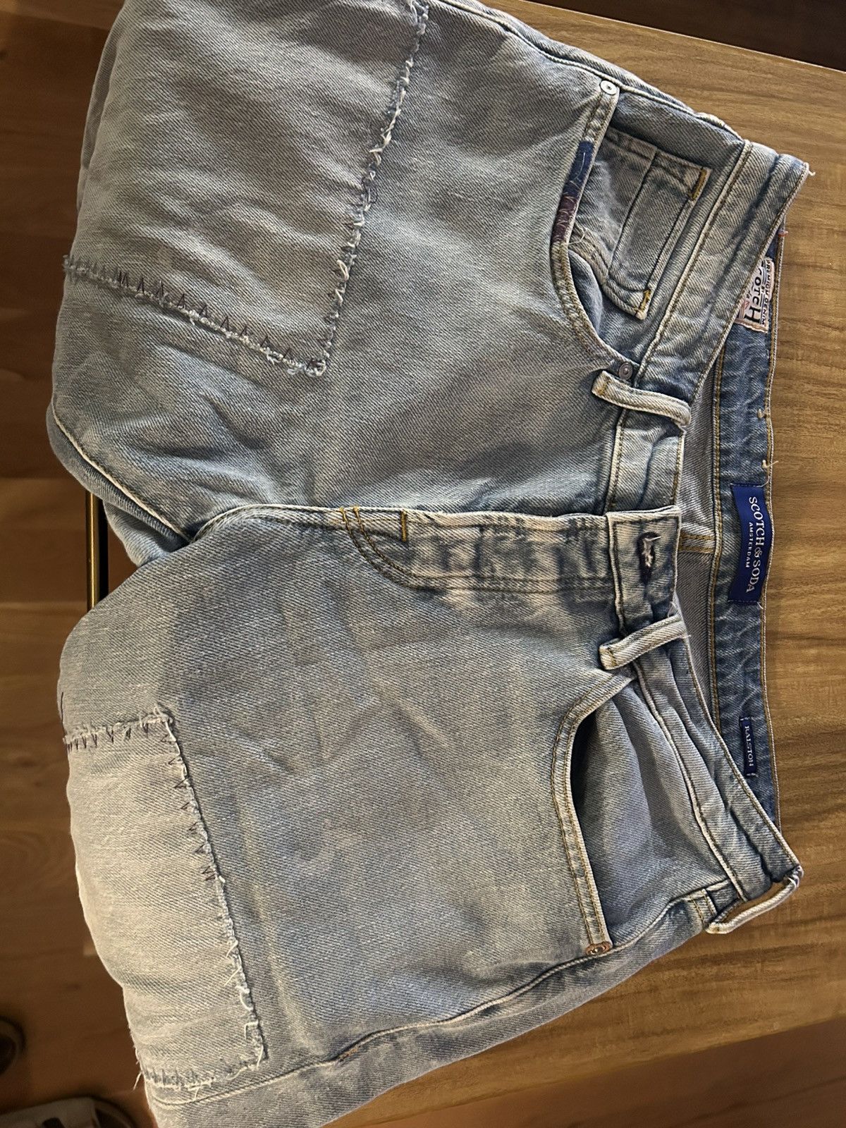 Scotch & Soda Scotch & Soda Patchwork Jeans Size US 32 / EU 48 - 2 Thumbnail