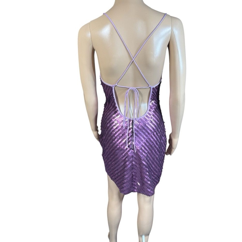 Other NWT New $289 SUBOO Zoe Cowl Neck Mini Magenta Dress Size XS Size XS / US 0-2 / IT 36-38 - 4 Thumbnail