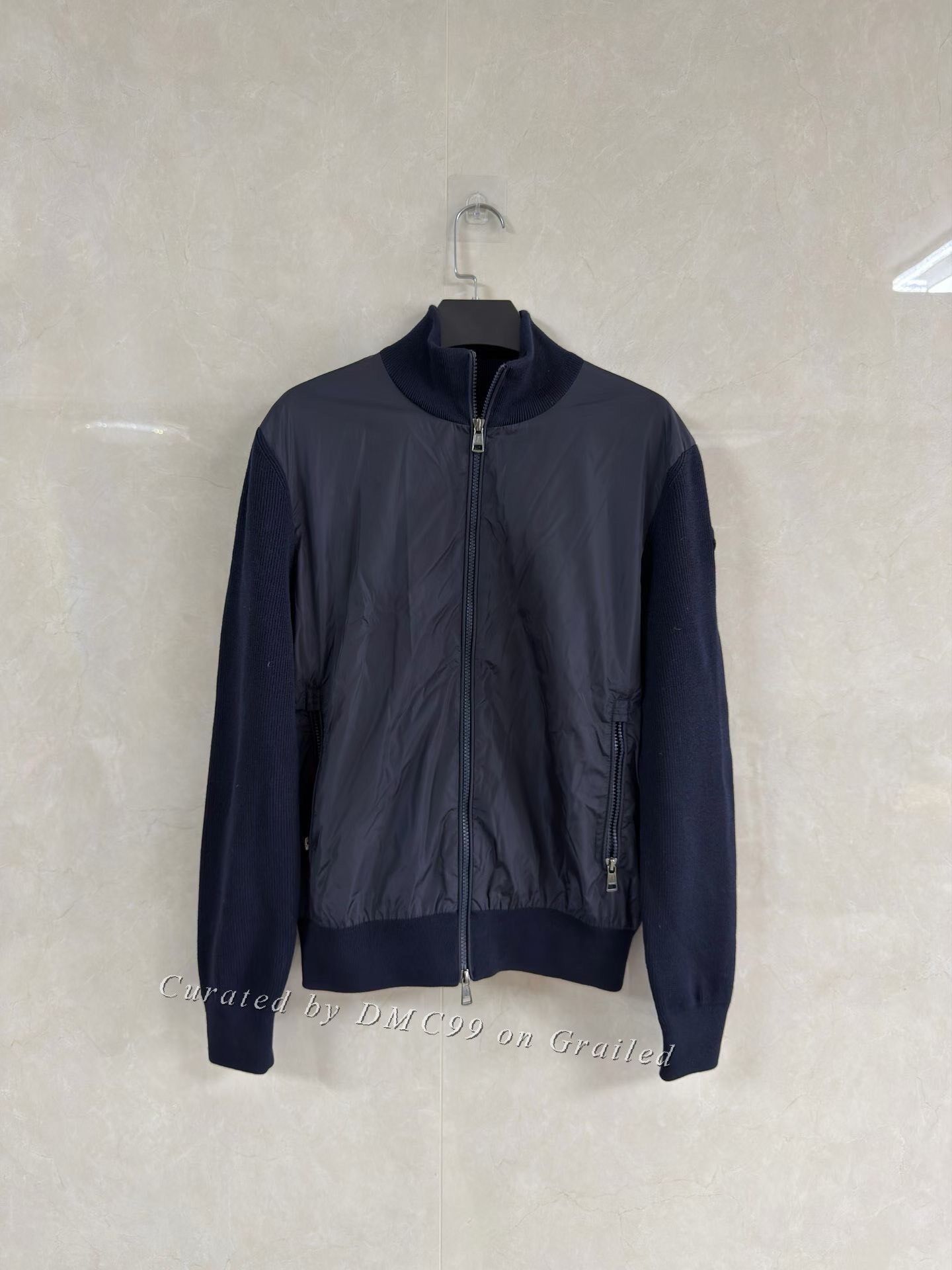 Moncler Moncler Knit Panel Jacket Size US S / EU 44-46 / 1 - 1 Thumbnail