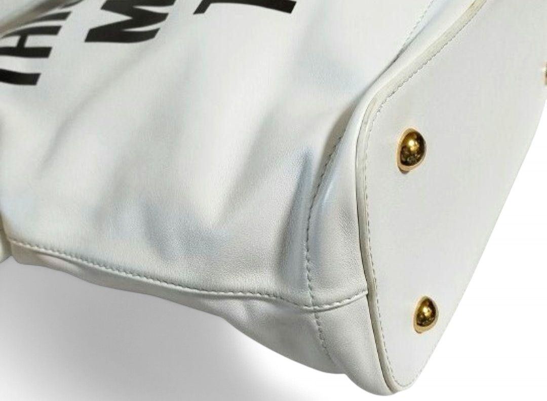 Moschino Moschino - T-Shirt Motif Leather Handbag Archive Ultra Rare Size ONE SIZE - 6 Thumbnail