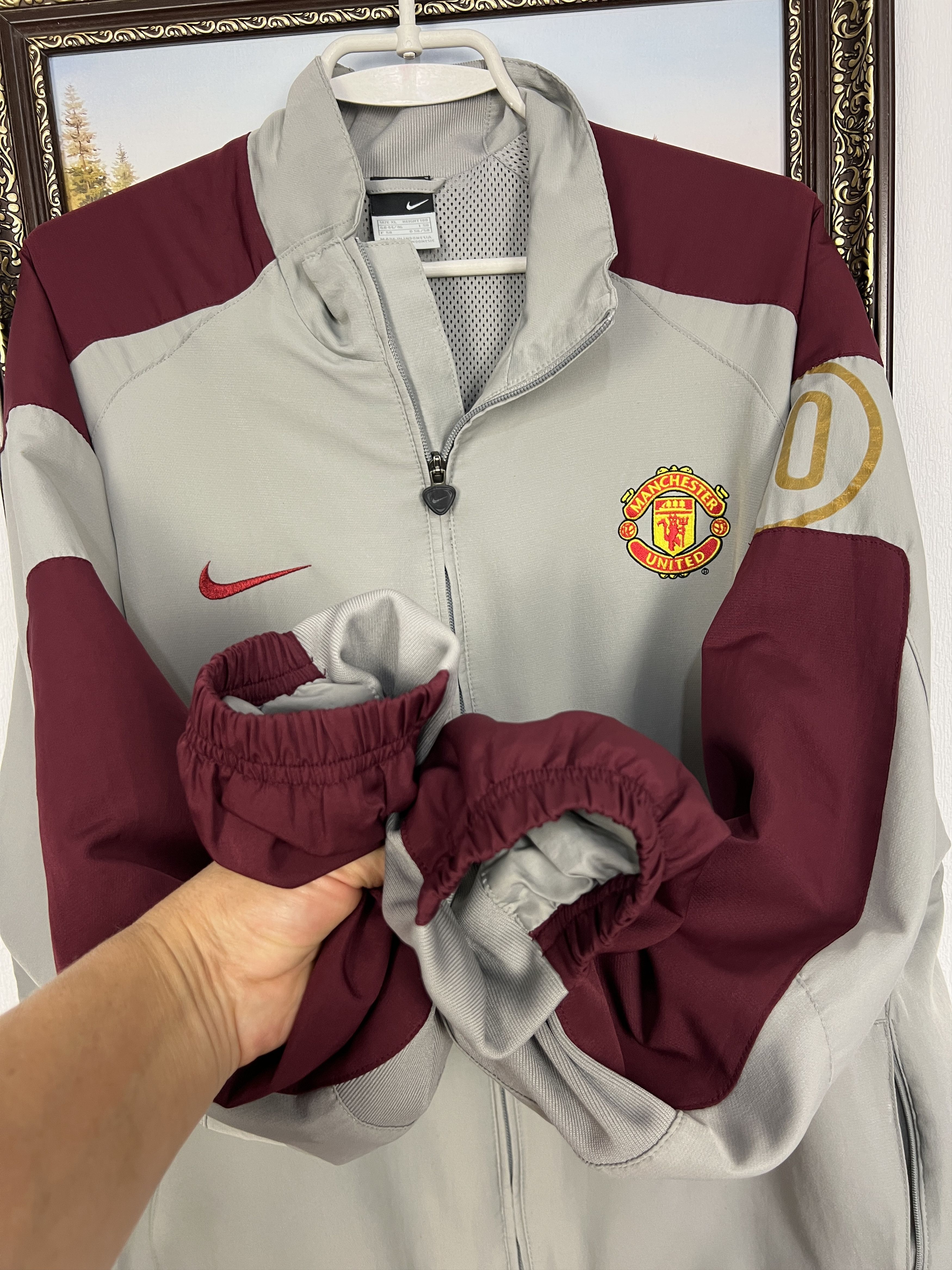 Nike Vintage Nike Manchester United Football Jacket Soccer Size US XL / EU 56 / 4 - 6 Thumbnail