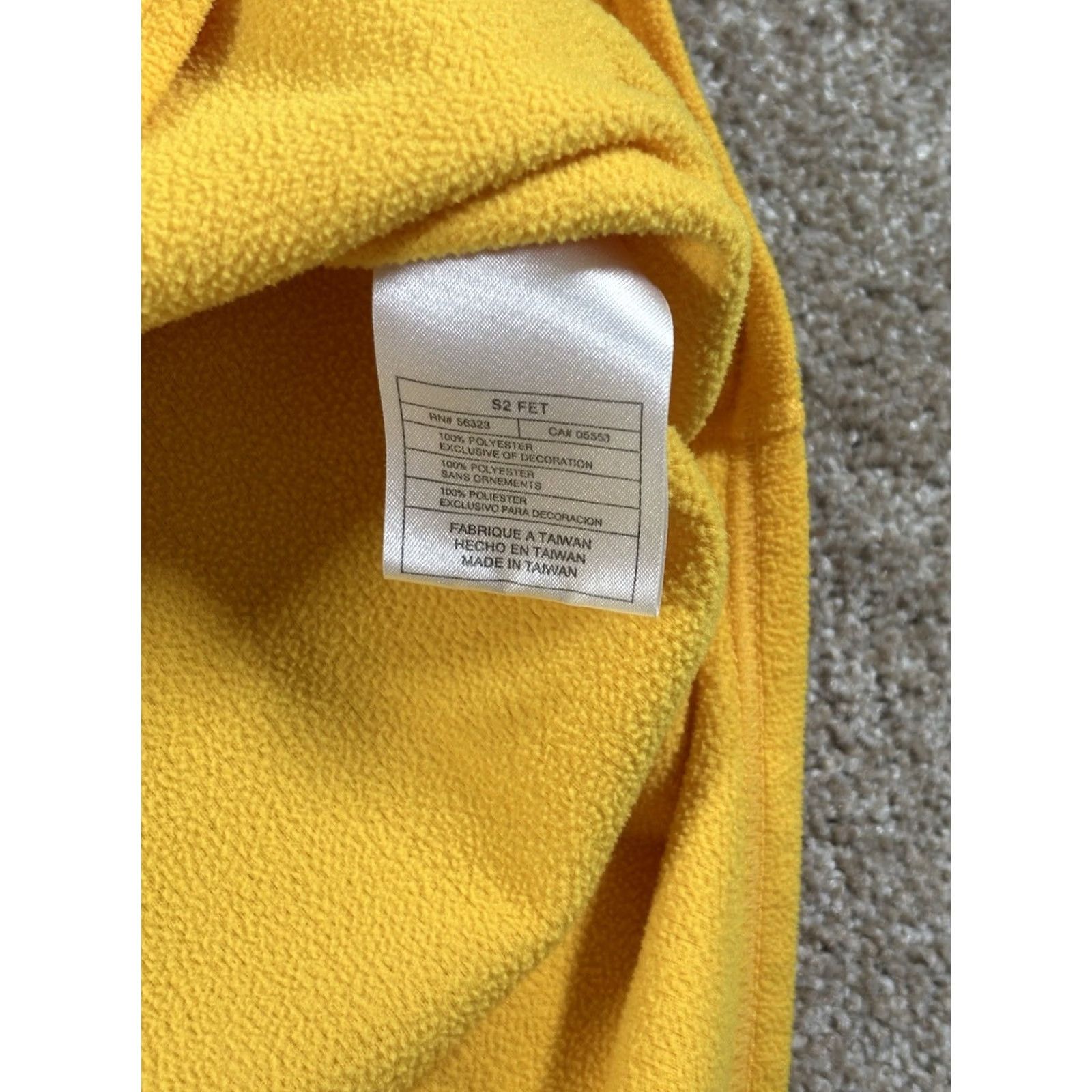 Nike VINTAGE Nike Fleece Quarter Zip Therma-Fit Long Sleeve Yellow Swoosh Mens Large Sweatshirt Size US L / EU 52-54 / 3 - 4 Thumbnail