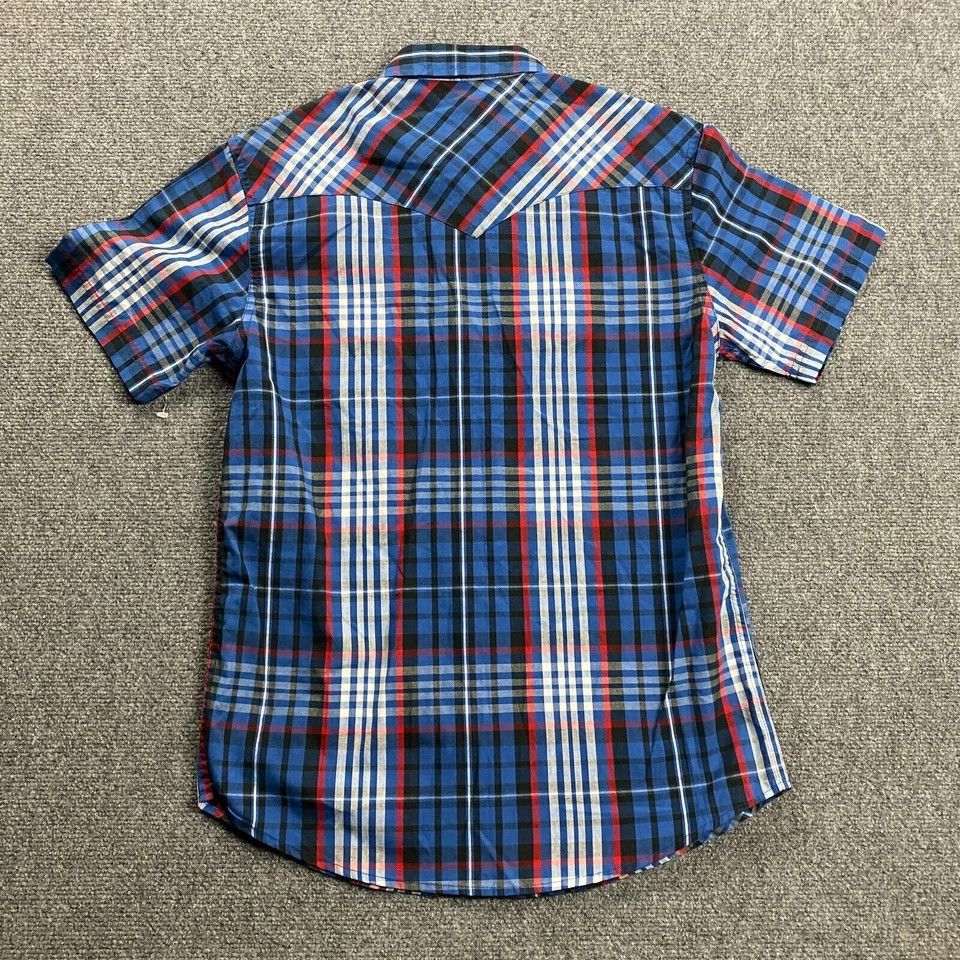Levi's Levi's Shirt Men's Small Plaid Pearl Snap Short Sleeve Size US S / EU 44-46 / 1 - 6 Thumbnail