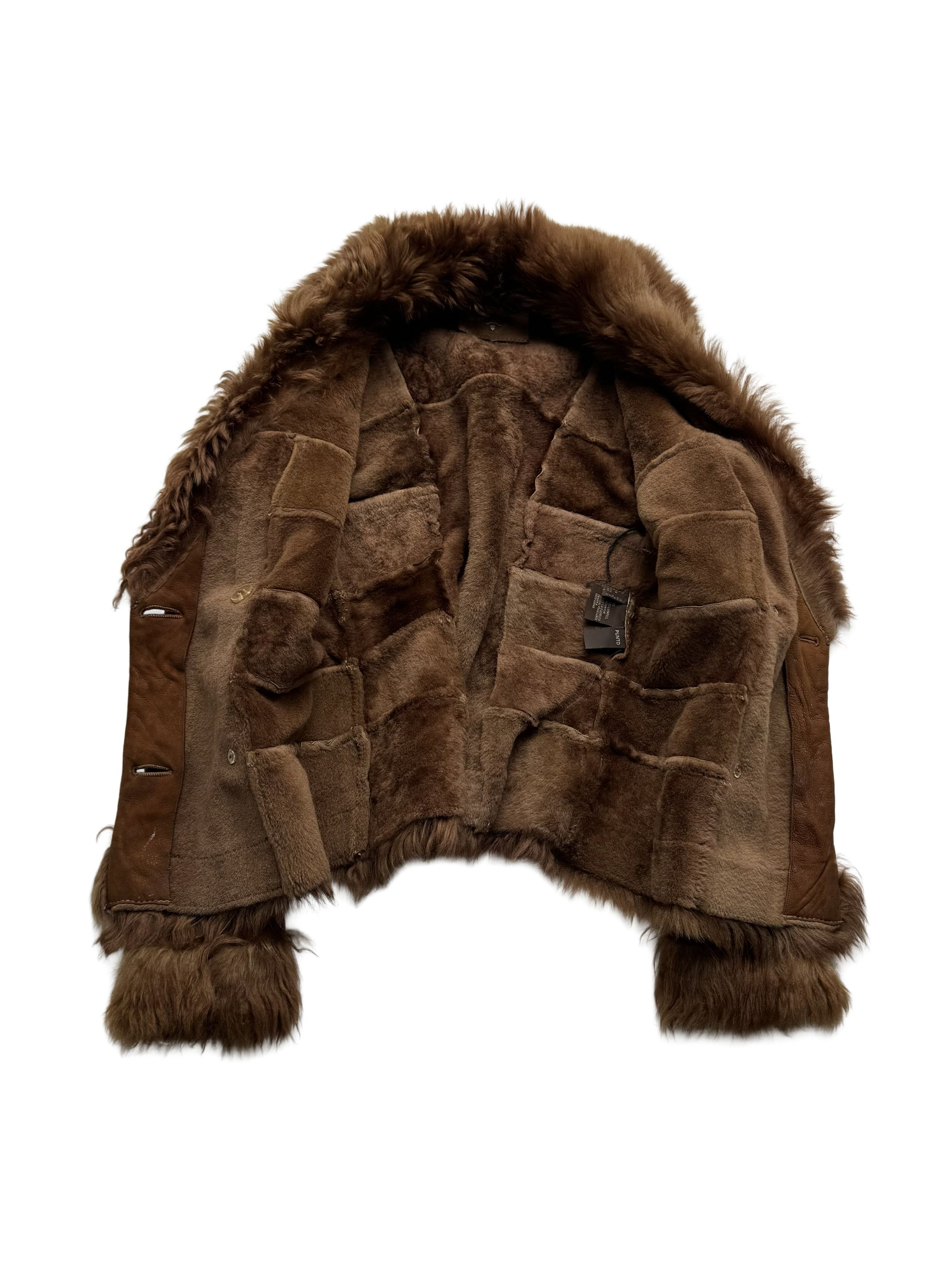 Vintage Vintage Real Shearling Cropped Jacket Size S / US 4 / IT 40 - 9 Thumbnail