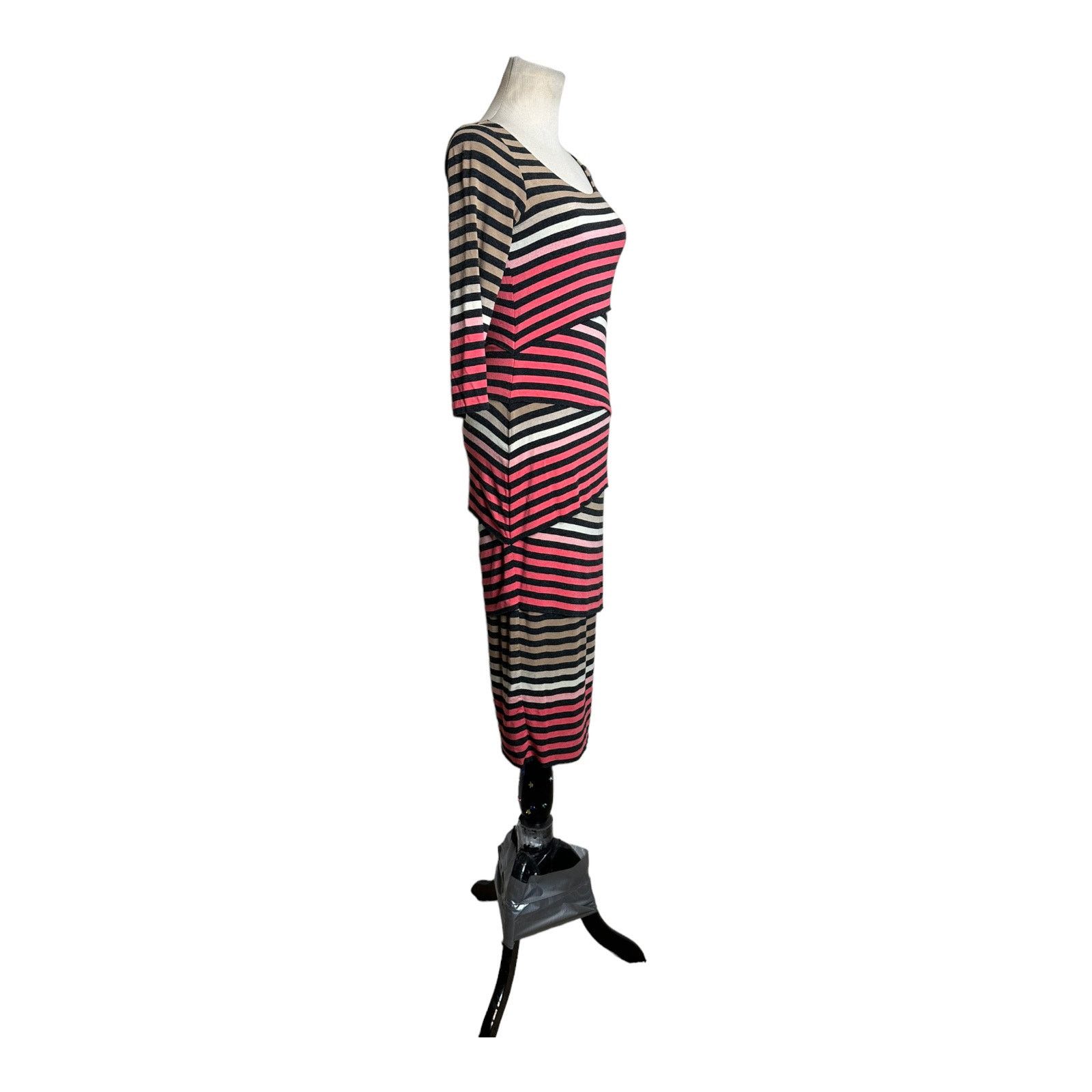 Bailey 44 Bailey/44 Striped Knit Column Midi Dress Size S Size S / US 4 / IT 40 - 13 Thumbnail