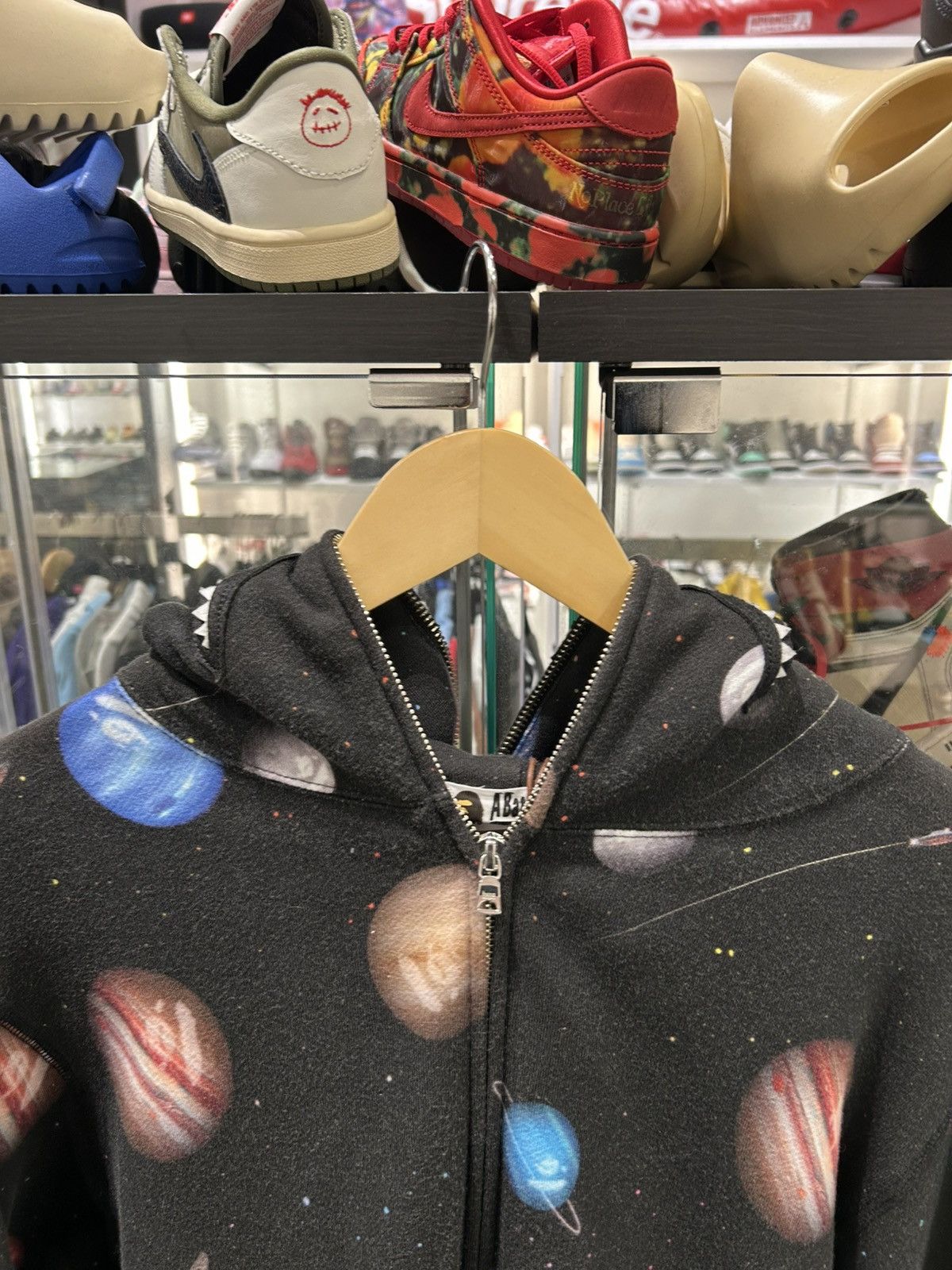 Bape BAPE Galaxy Shark Full Zip Hoodie Size US XL / EU 56 / 4 - 2 Thumbnail