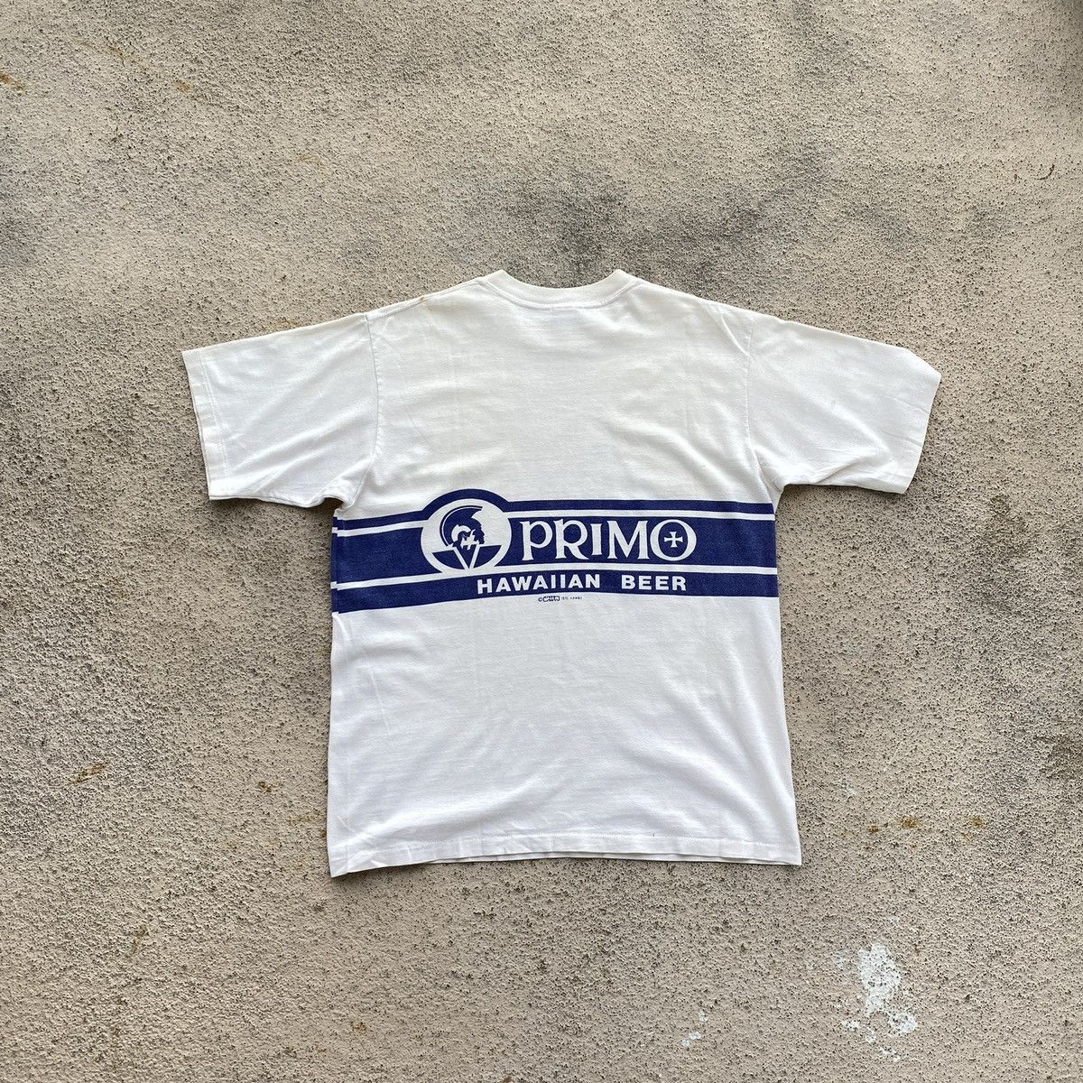 Vintage Vintage 70s Primo Hawaiian Beer t shirt Wraparound Hawaii Size US L / EU 52-54 / 3 - 3 Thumbnail