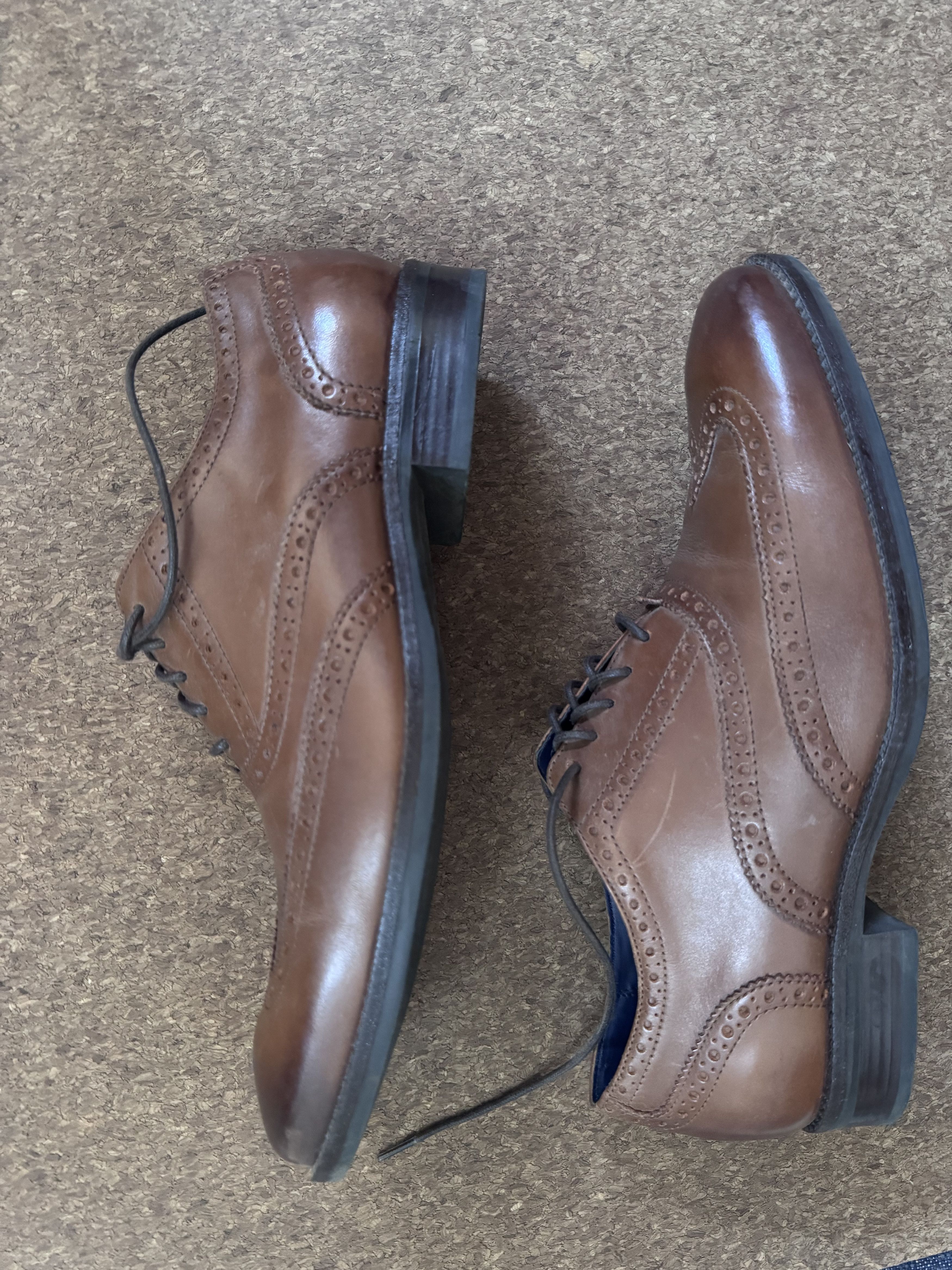 Cole Haan Cole Haan Wingtip Oxford Shoes Brown Size US 9 / EU 42 - 3 Thumbnail