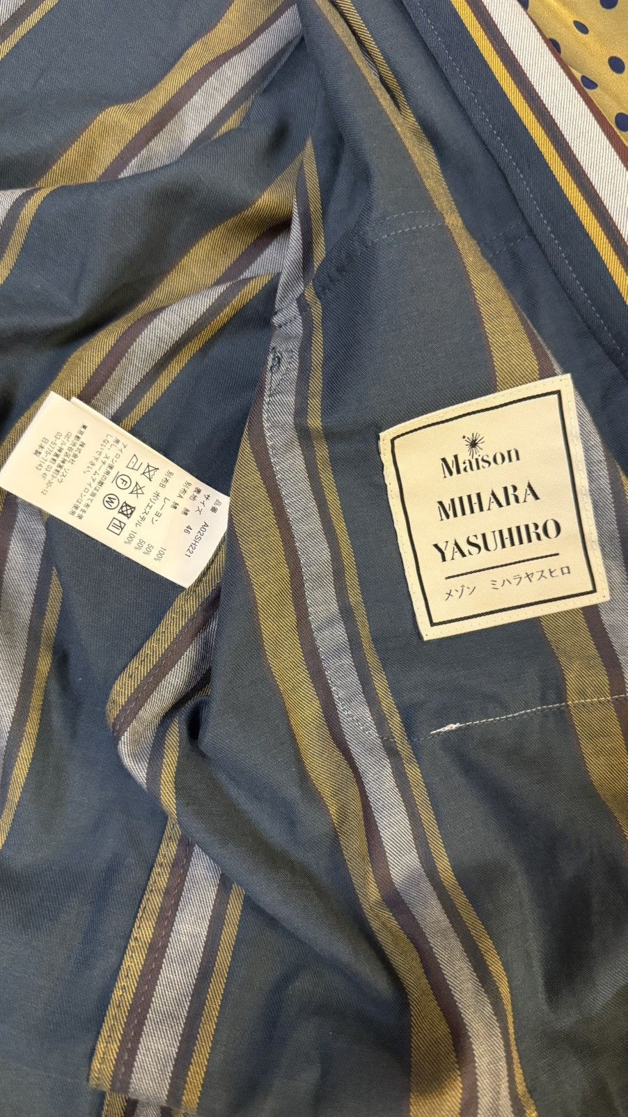 Maison MIHARA YASUHIRO MIHARA YASUHIRO MIX PATTERN LS SHIRT Size US M / EU 48-50 / 2 - 9 Thumbnail