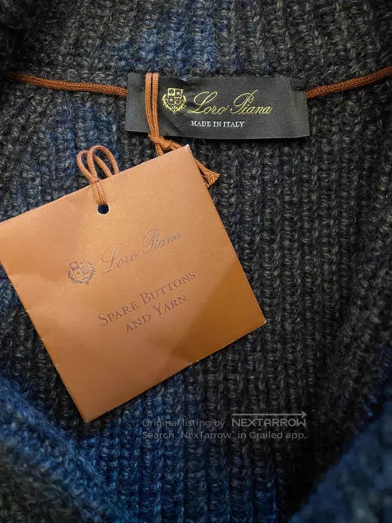 Loro Piana Loro Piana Heavyweight 100% Pure Cashmere Knit Sweater, Kn Size US M / EU 48-50 / 2 - 6 Thumbnail