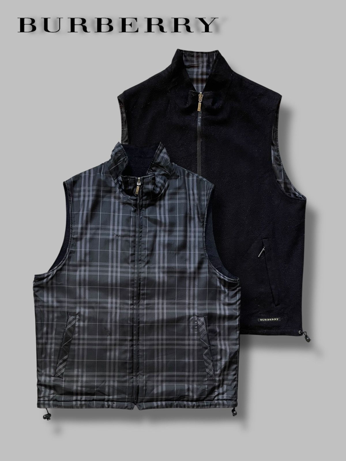 Burberry Prorsum BURBERRY GOLF MEN'S NOVA CHECK REVERSIBLE JACKET Size US M / EU 48-50 / 2 - 1 Thumbnail