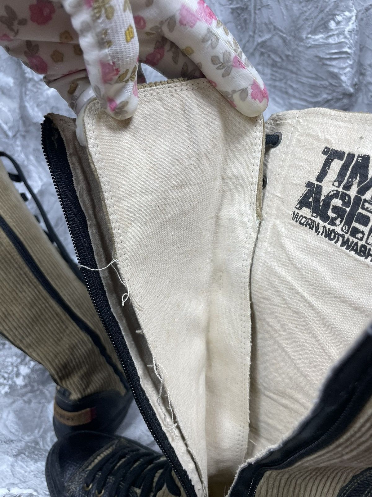 Hysteric Glamour × Japanese Brand 2000s Vintage Grunge Y2K High Dragon Logo Zip Shoes Size US 8 / IT 38 - 17 Thumbnail
