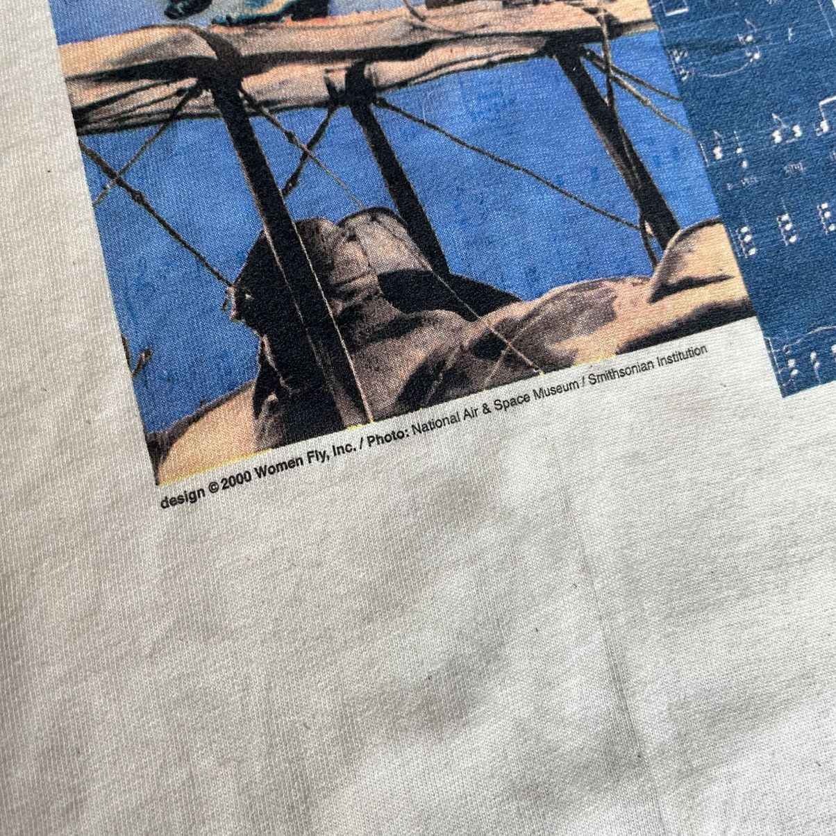 Other × Vintage New Vintage 90s WomenFly Gladys Roy Airplane Graphic T Shirt Size US L / EU 52-54 / 3 - 4 Thumbnail