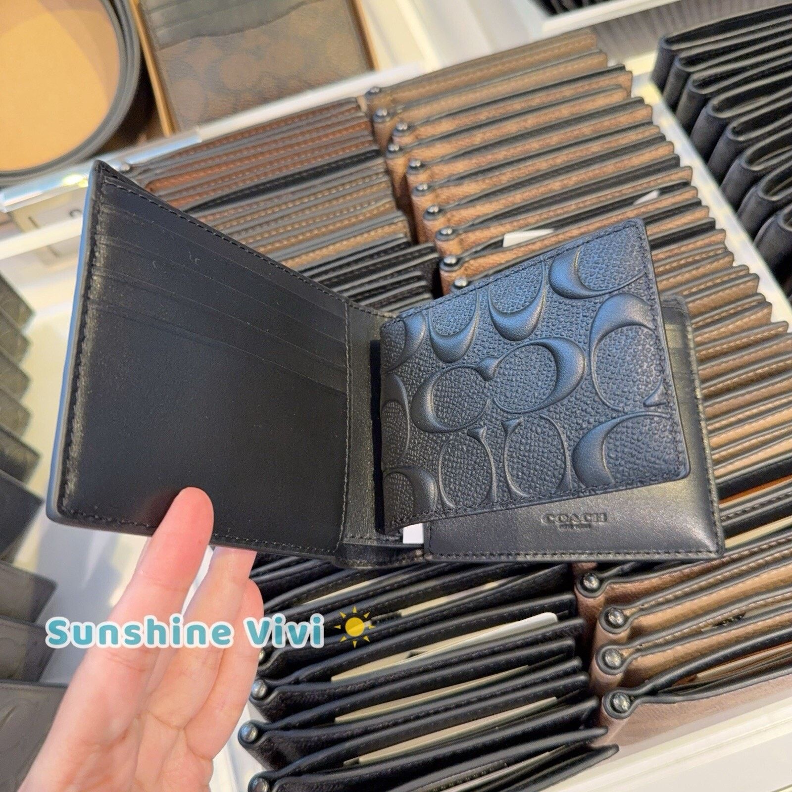 Coach NWT Coach 3 in 1 Wallet Signature Smooth Leather/Black CR957 Size ONE SIZE - 2 Thumbnail