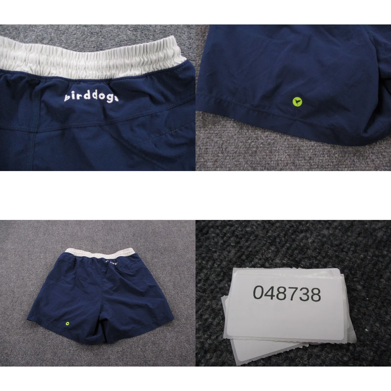 Vintage Bird Dogs Shorts Mens M Blue Athletic Performance Stretch Gym Sports Run Size US 31 - 8 Thumbnail