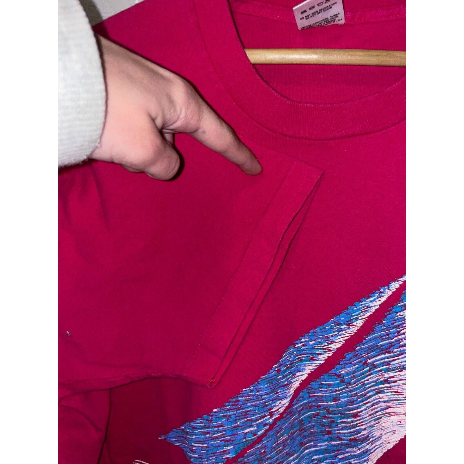 Fruit Of The Loom Vintage Oregon Coast Shirt Sailboat Sail Boat Pink Tee 90s X Size US XL / EU 56 / 4 - 9 Thumbnail