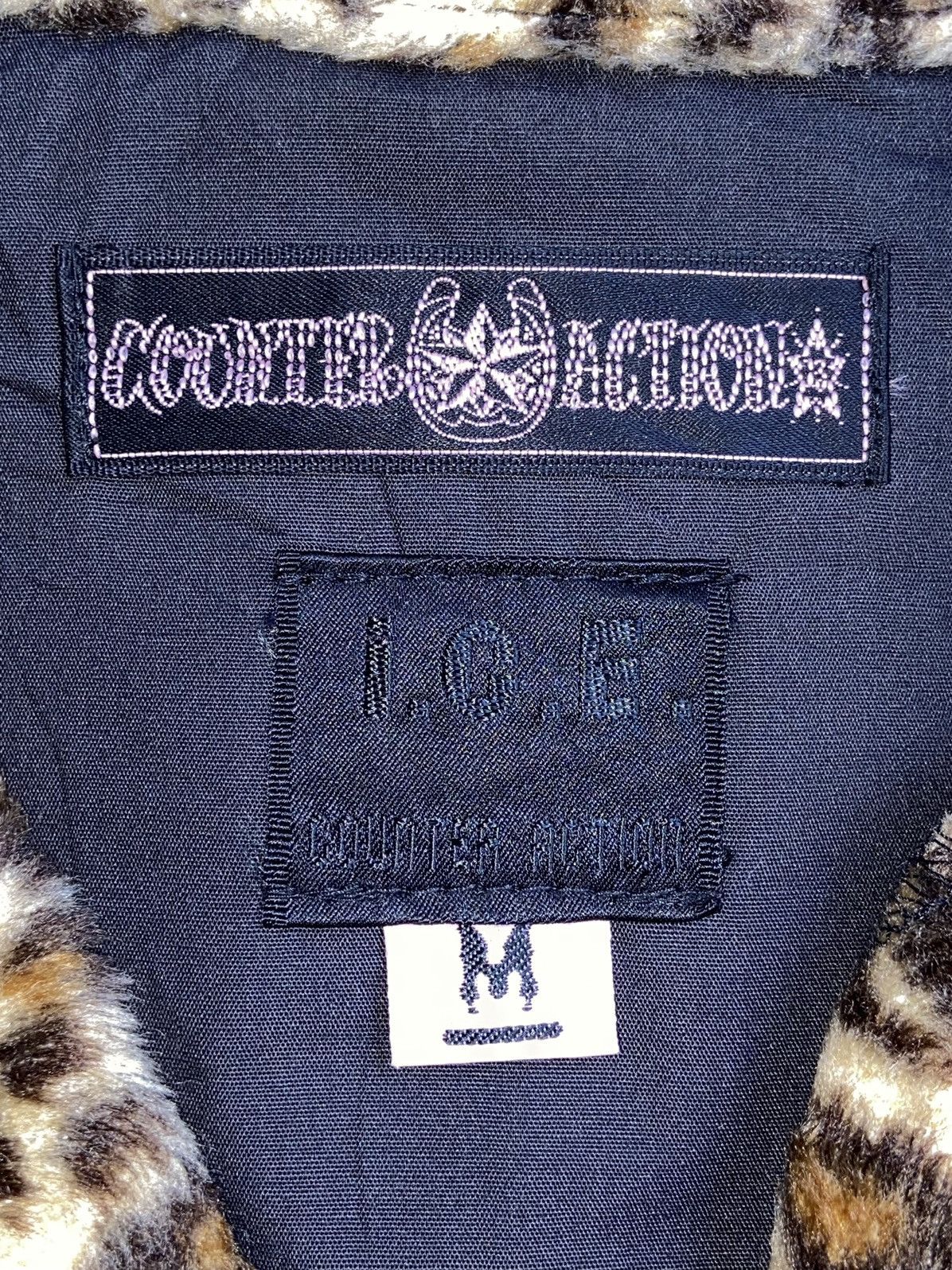 Designer I.C.E COUNTER ACTION Black Shirt Leopard Printed Size US L / EU 52-54 / 3 - 6 Thumbnail