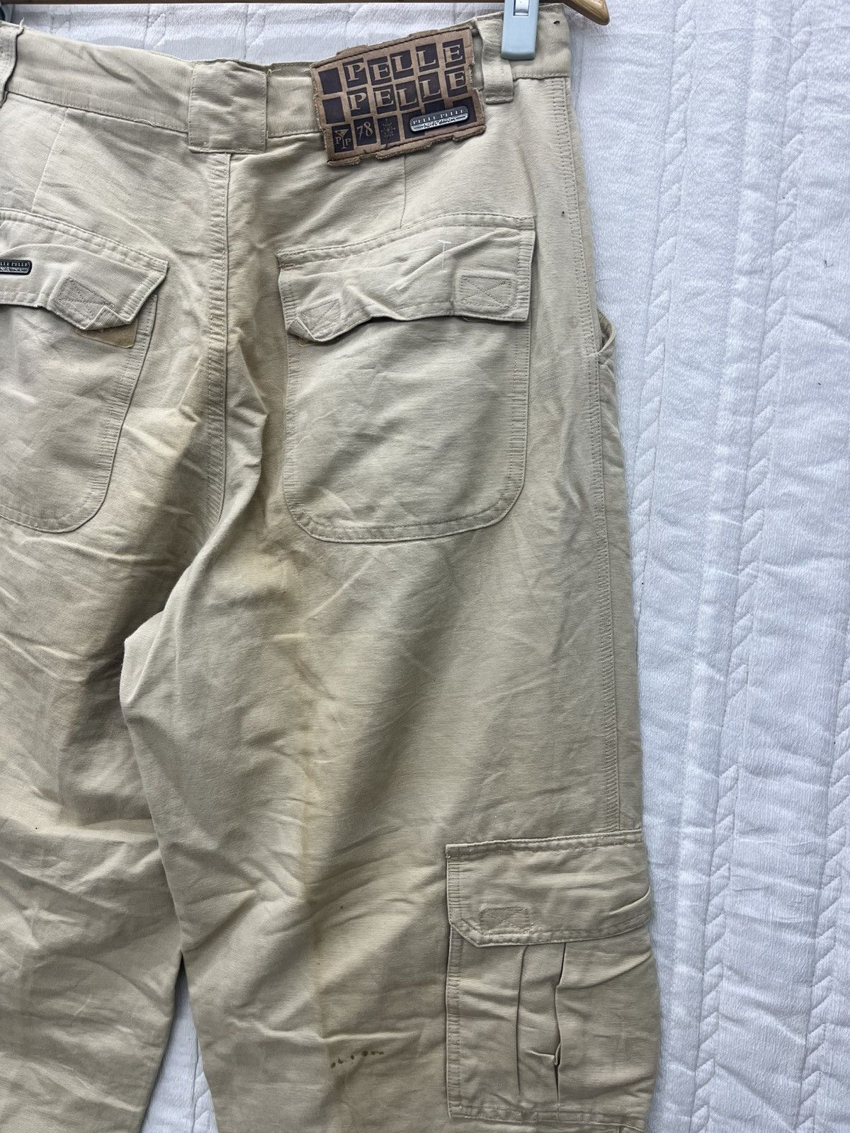 Marc Buchanan × Pelle Pelle PELLE PELLE TROUSER CARGO HI-FI DENIM Size US 32 / EU 48 - 8 Thumbnail
