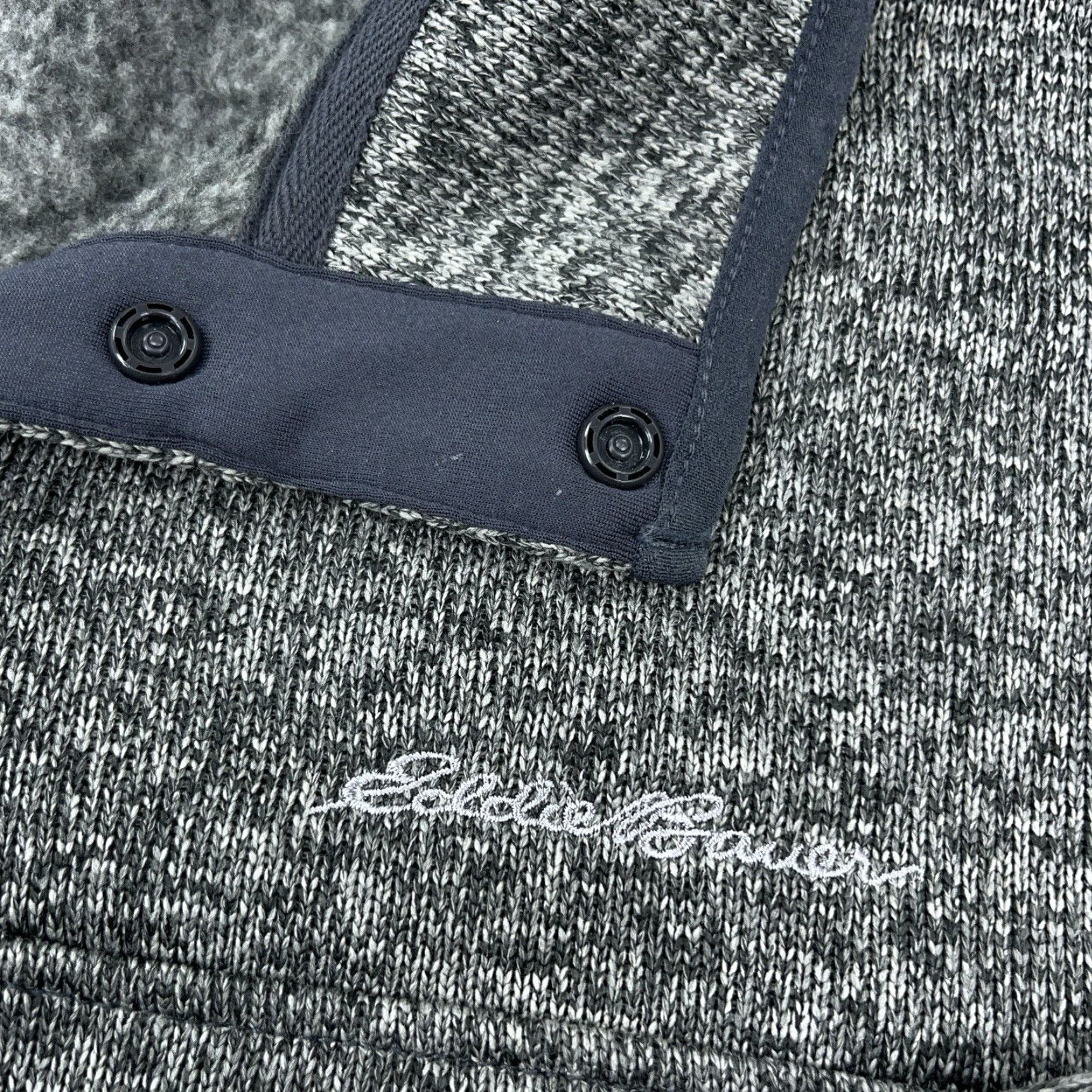 Eddie Bauer Eddie Bauer Sweater Men XL Gray Pullover Jacket Snap T Heather Outdoors Hiking U Size US XL / EU 56 / 4 - 4 Thumbnail
