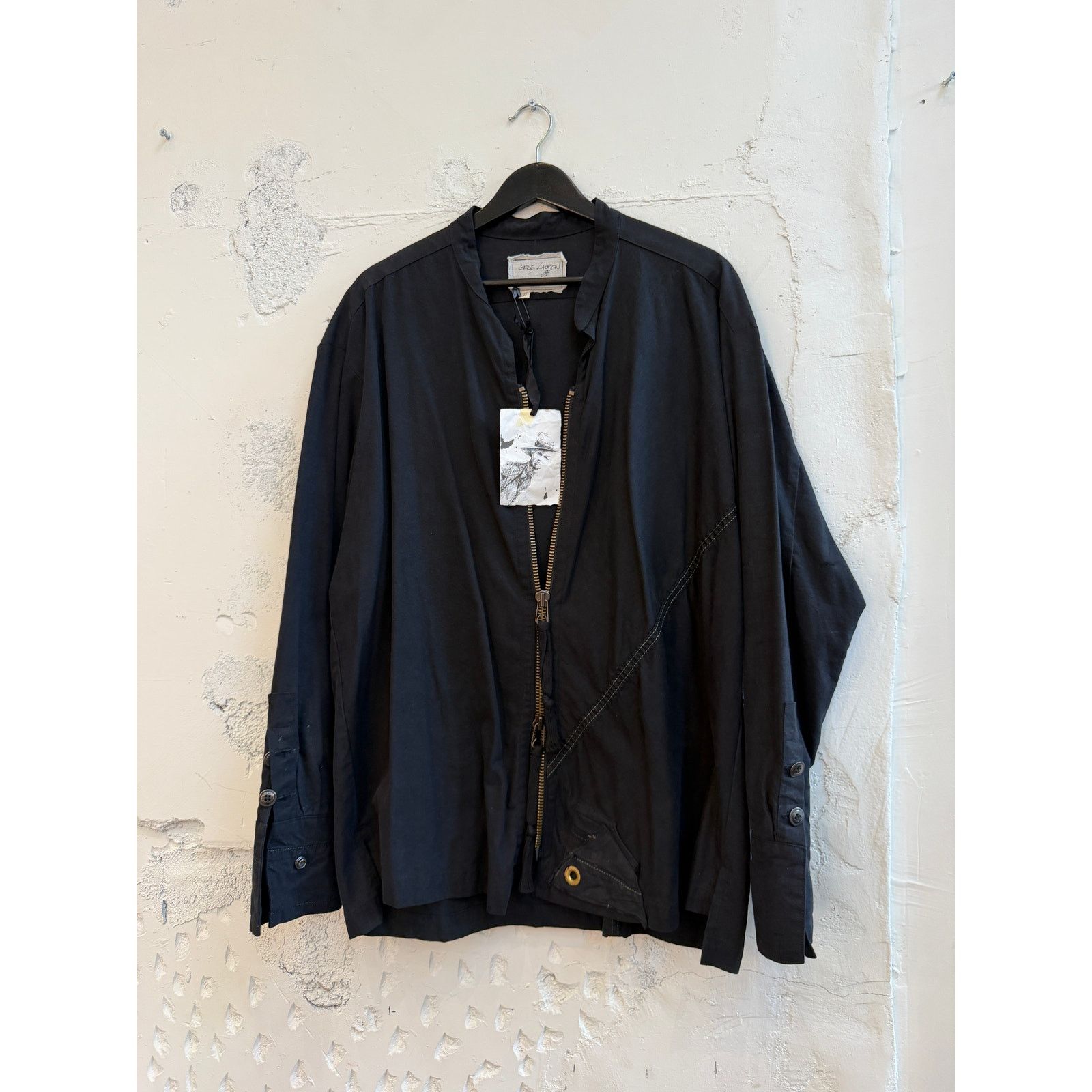 Greg Lauren Greg Lauren SAMPLE Black Tent Studio Jacket Size US XL / EU 56 / 4 - 1 Thumbnail