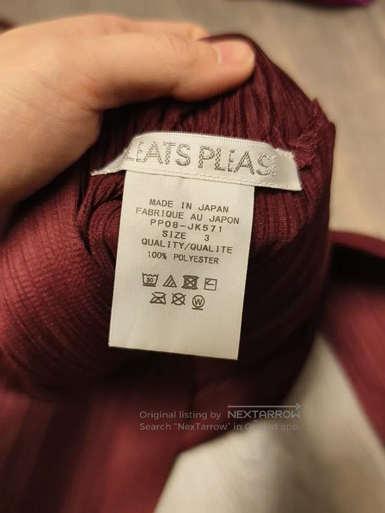 Issey Miyake Issey Miyake Red long-sleeve Size L / US 10 / IT 46 - 2 Thumbnail