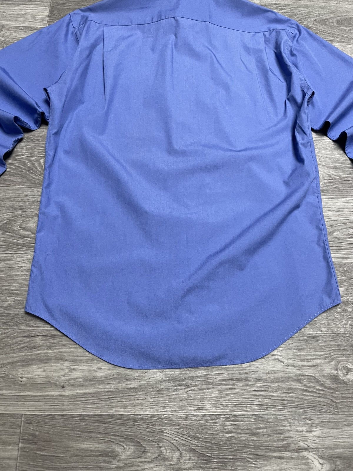 Yves Saint Laurent Vintage Yves Saint Laurent YSL Blue Long Sleeve Shirt Button Size US L / EU 52-54 / 3 - 19 Thumbnail